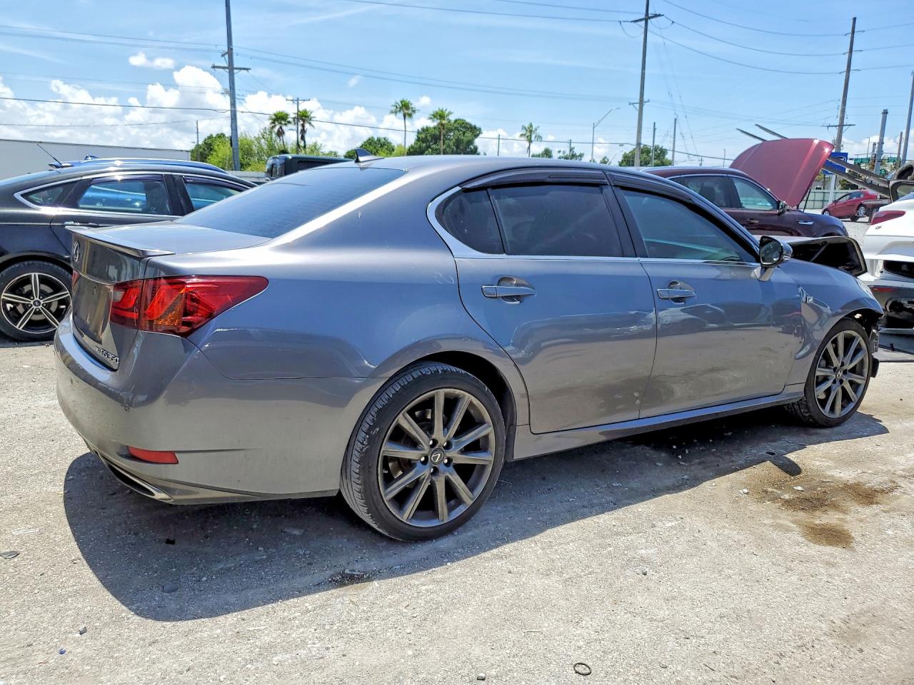 2013 Lexus Gs Gray vin: JTHCE1BL3D5014297