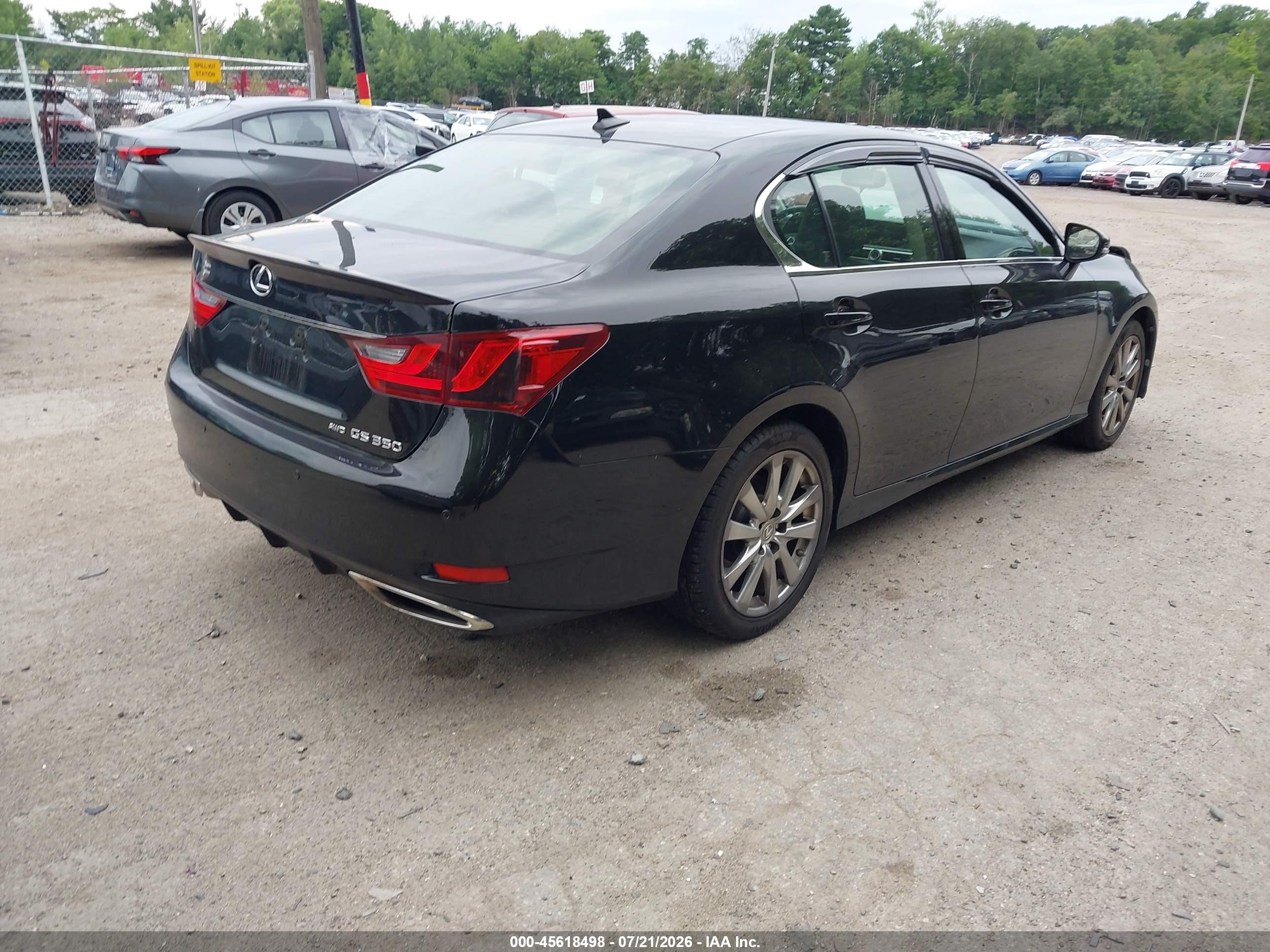 2013 Lexus Gs 350   Черный vin: JTHCE1BL3D5019323