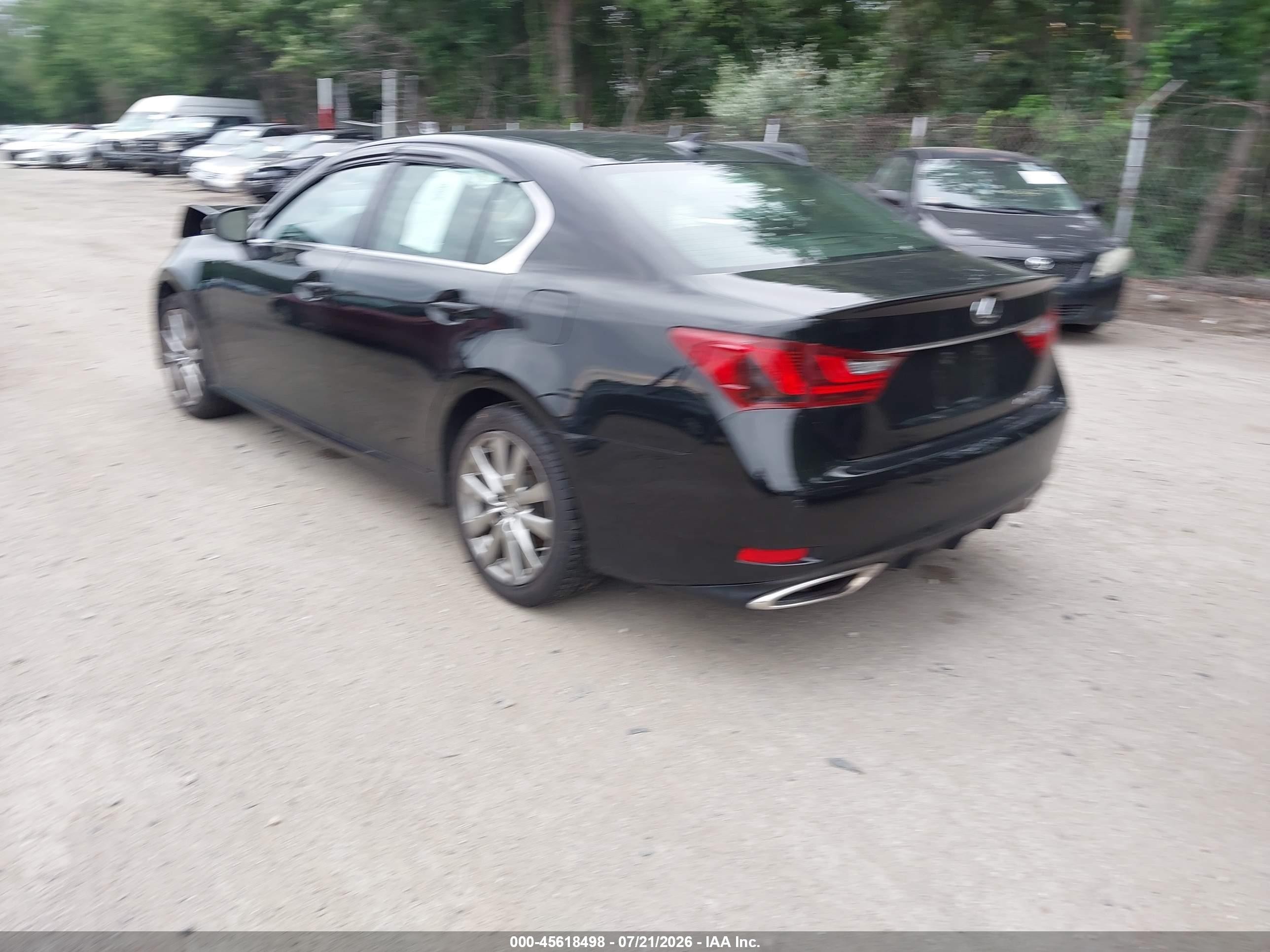 2013 Lexus Gs 350   Черный vin: JTHCE1BL3D5019323