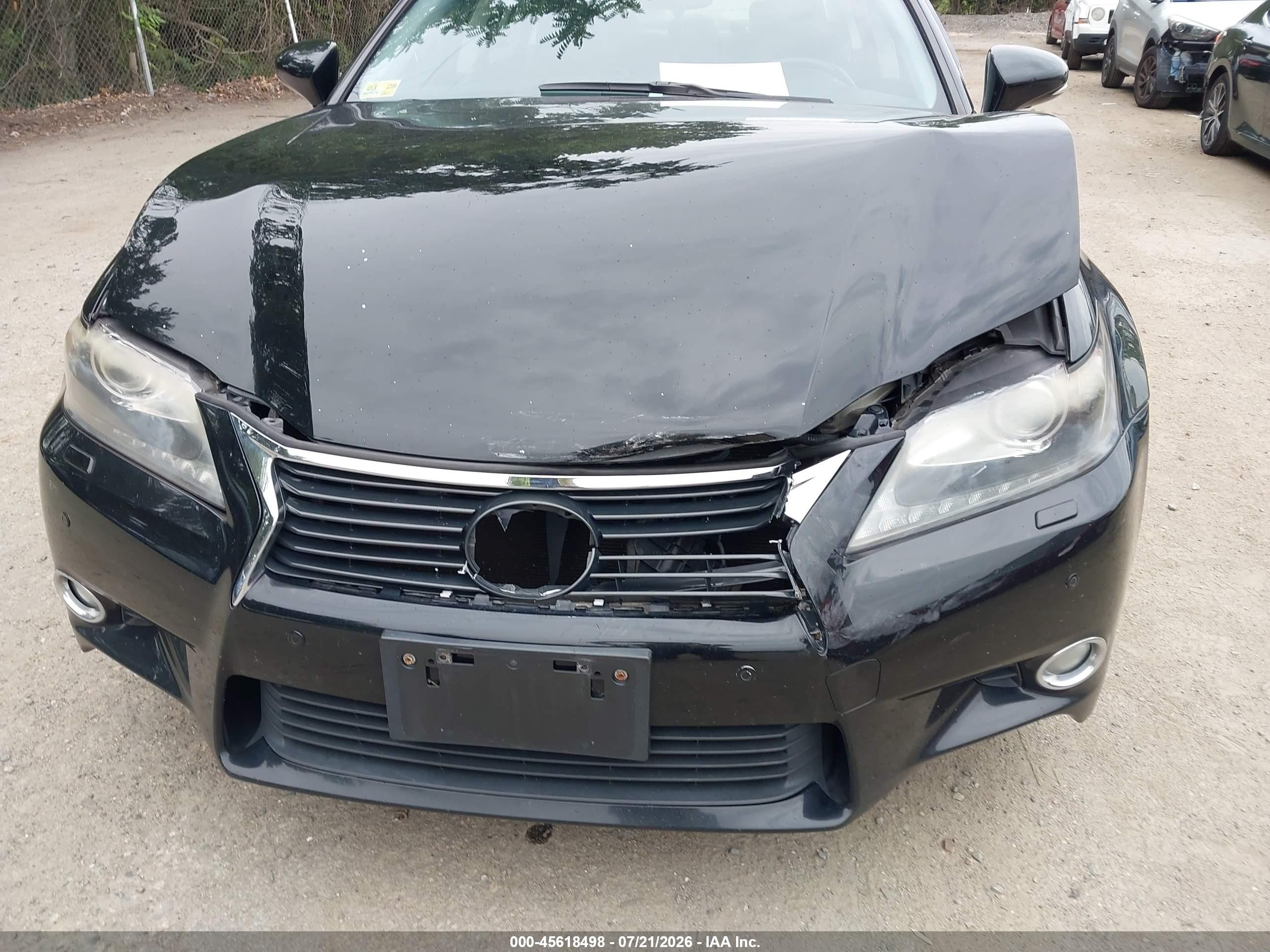 2013 Lexus Gs 350   Черный vin: JTHCE1BL3D5019323