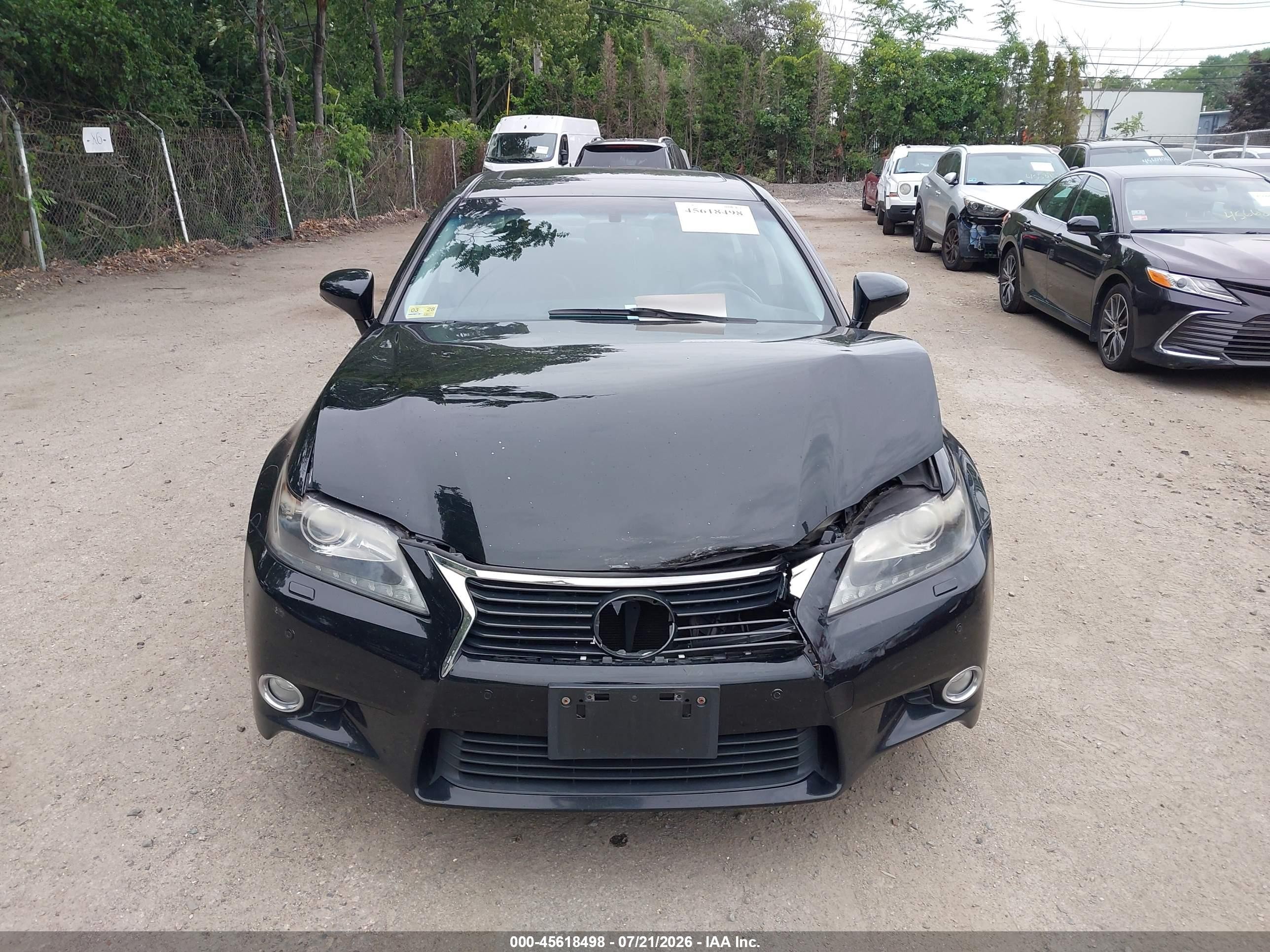 2013 Lexus Gs 350   Черный vin: JTHCE1BL3D5019323