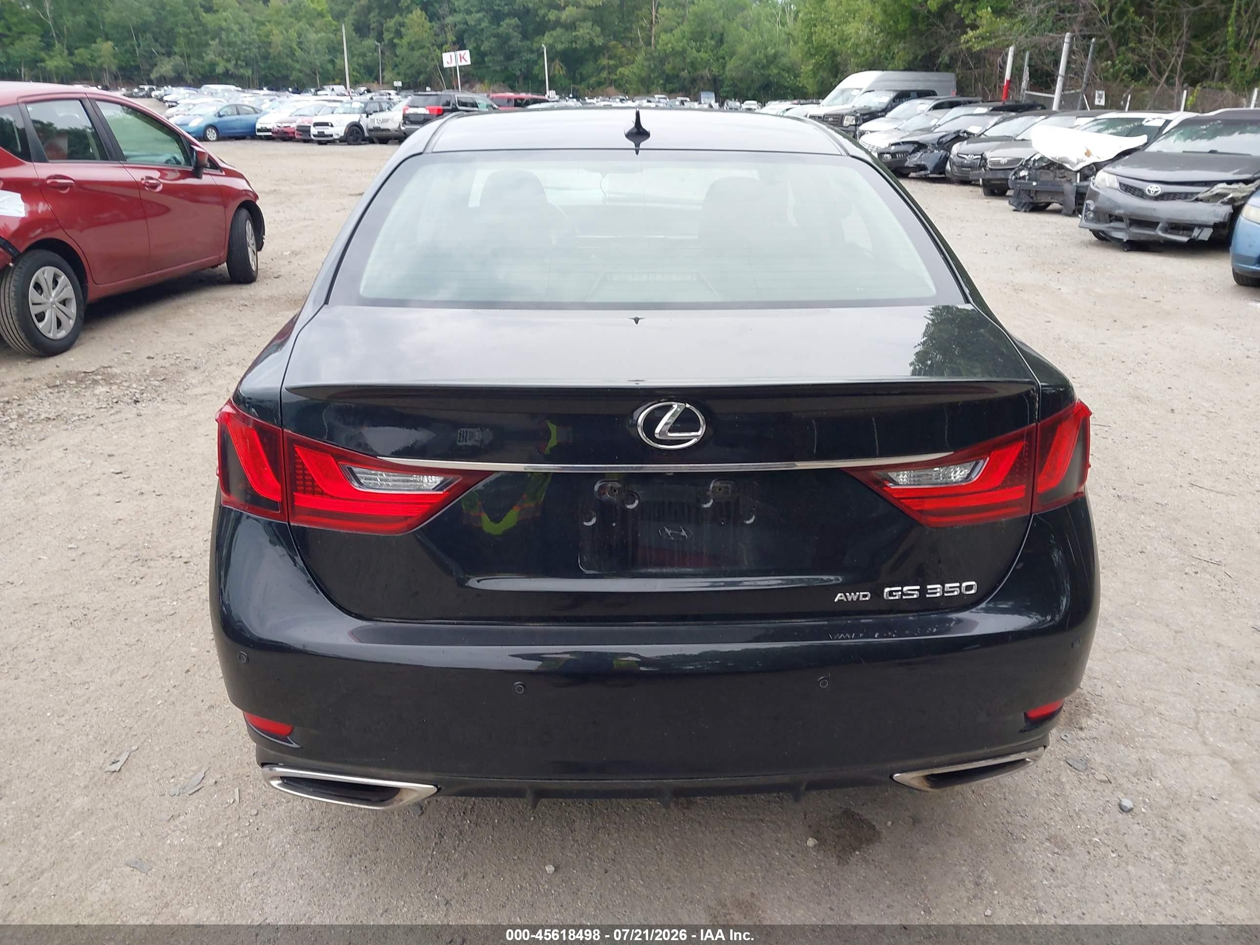 2013 Lexus Gs 350   Черный vin: JTHCE1BL3D5019323