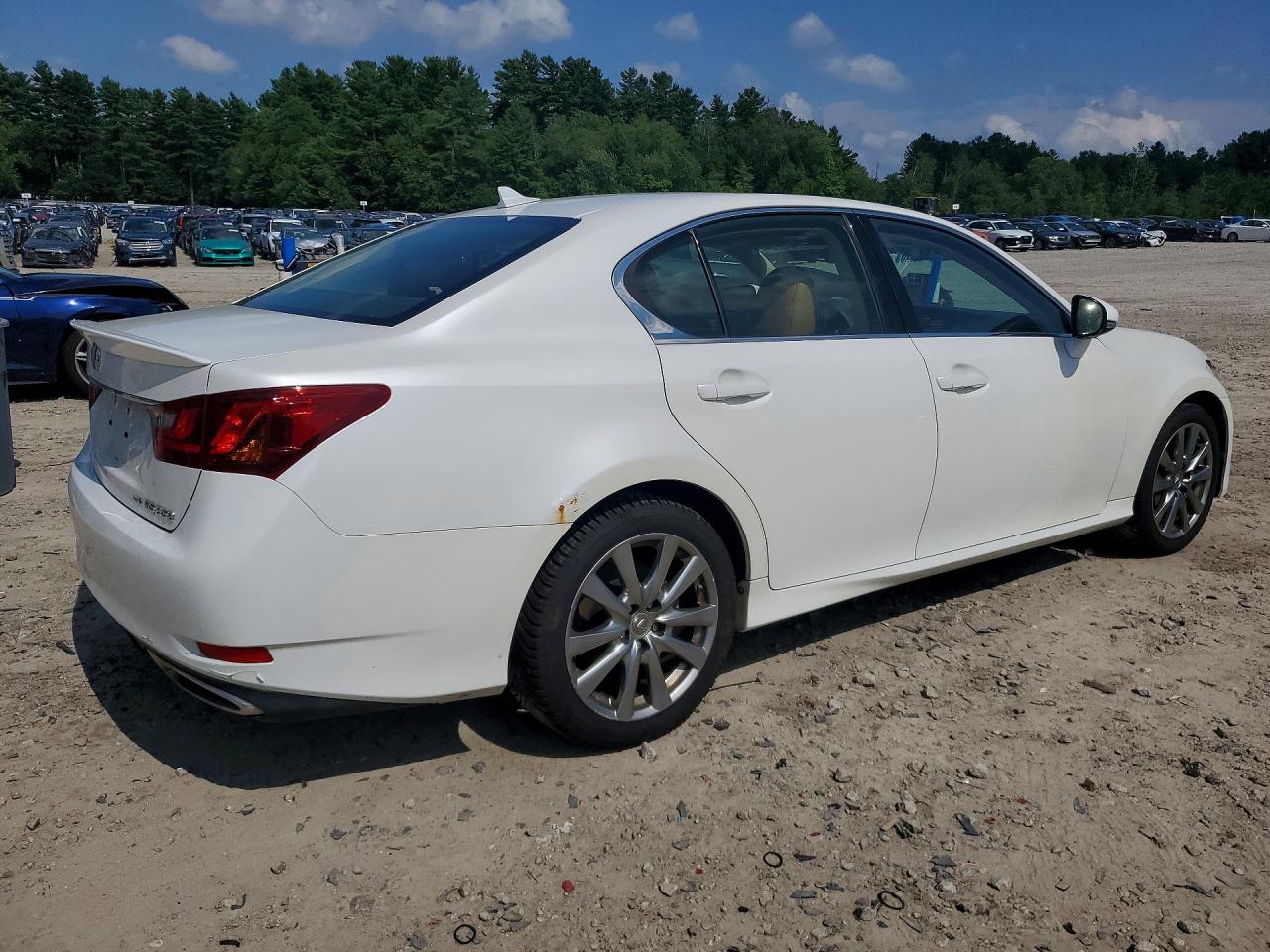 2014 Lexus Gs 350 White vin: JTHCE1BL3E5021848