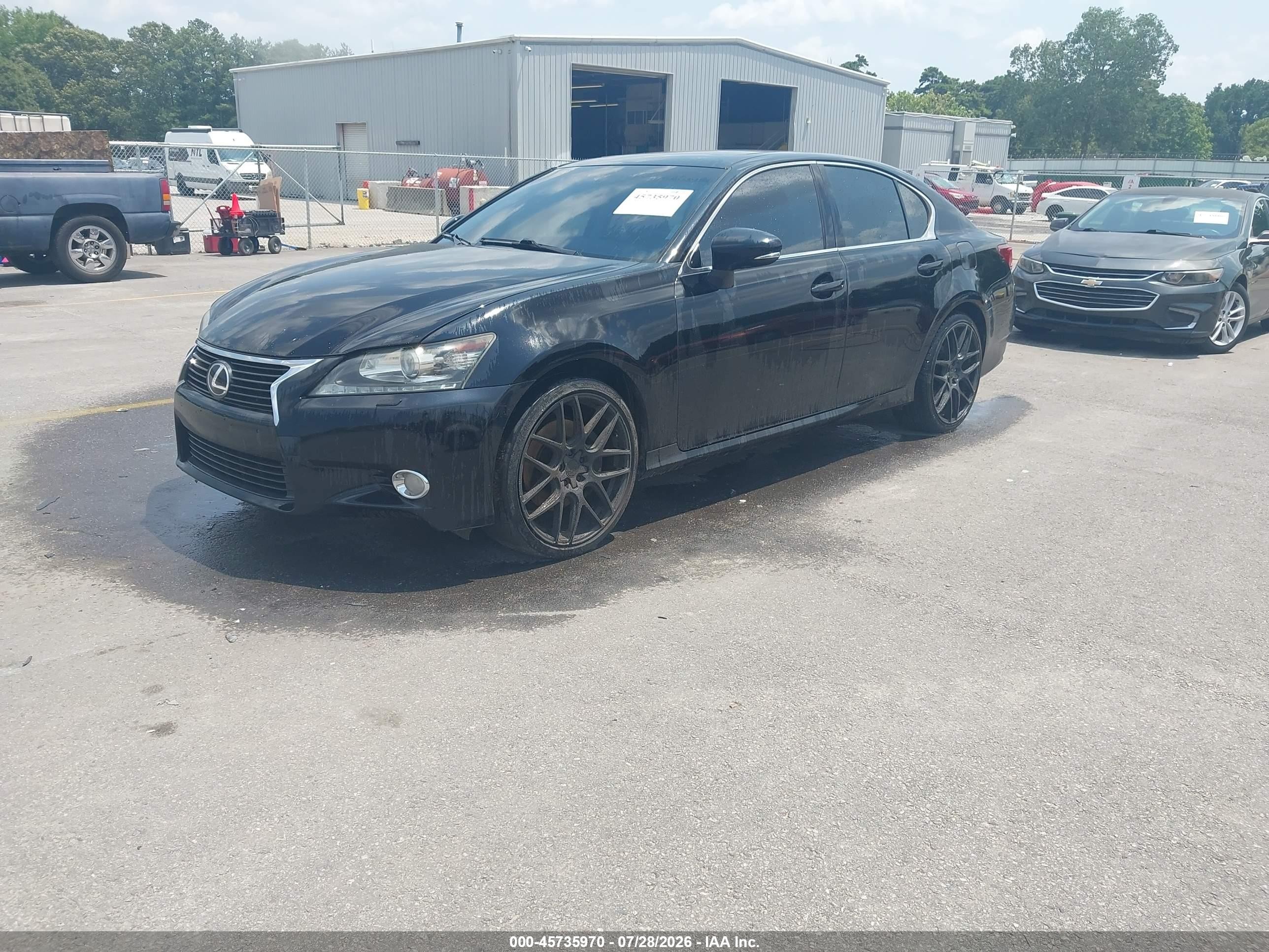 2014 Lexus Gs 350   Black vin: JTHCE1BL3E5025138