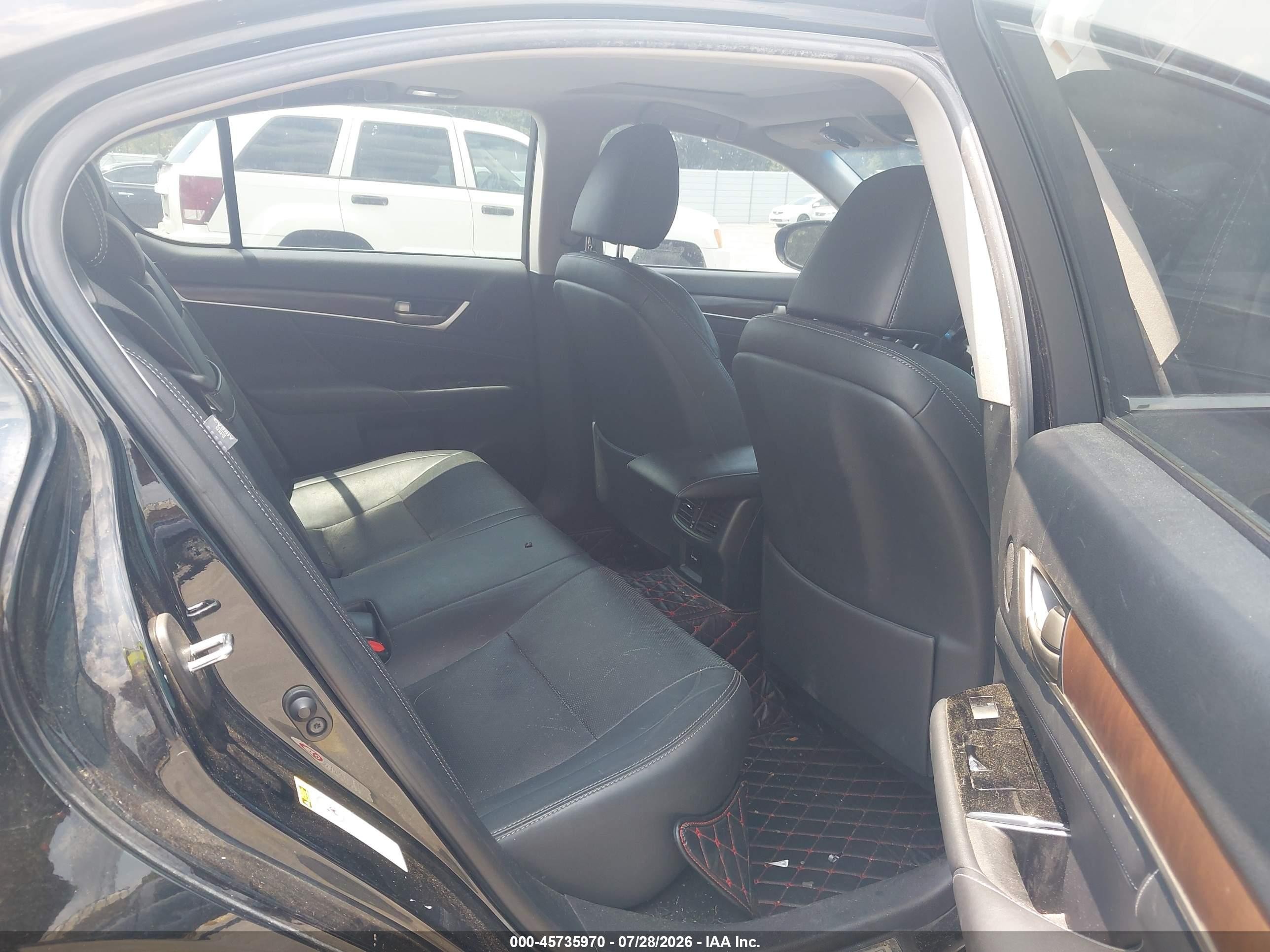 2014 Lexus Gs 350   Black vin: JTHCE1BL3E5025138