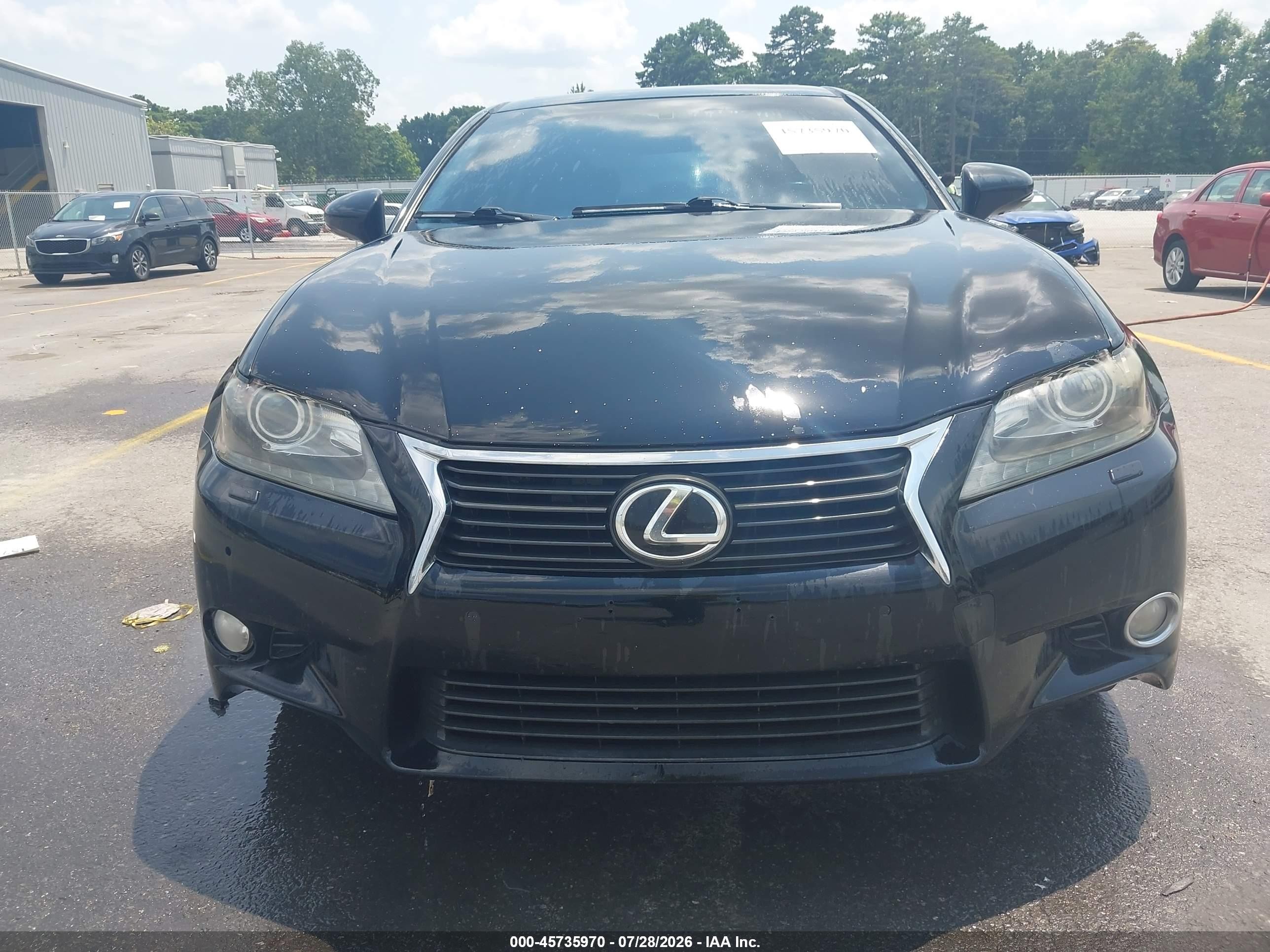 2014 Lexus Gs 350   Black vin: JTHCE1BL3E5025138