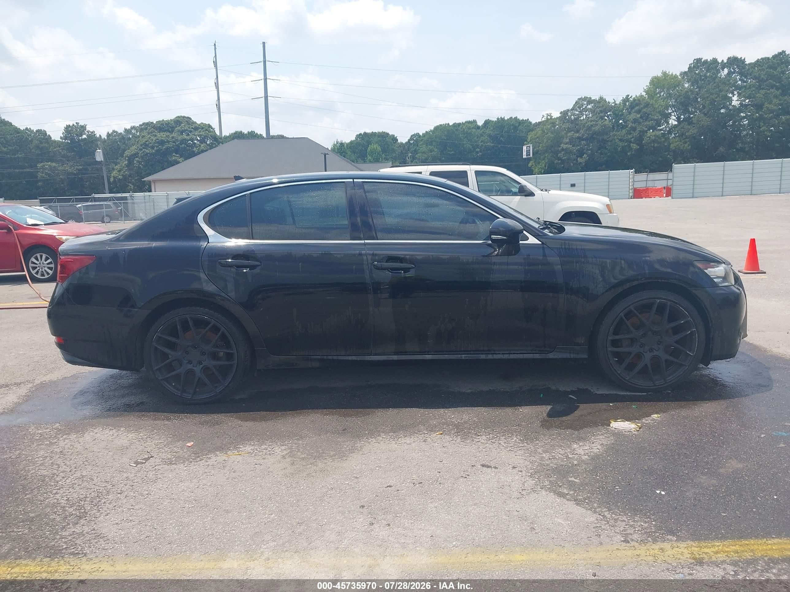 2014 Lexus Gs 350   Black vin: JTHCE1BL3E5025138