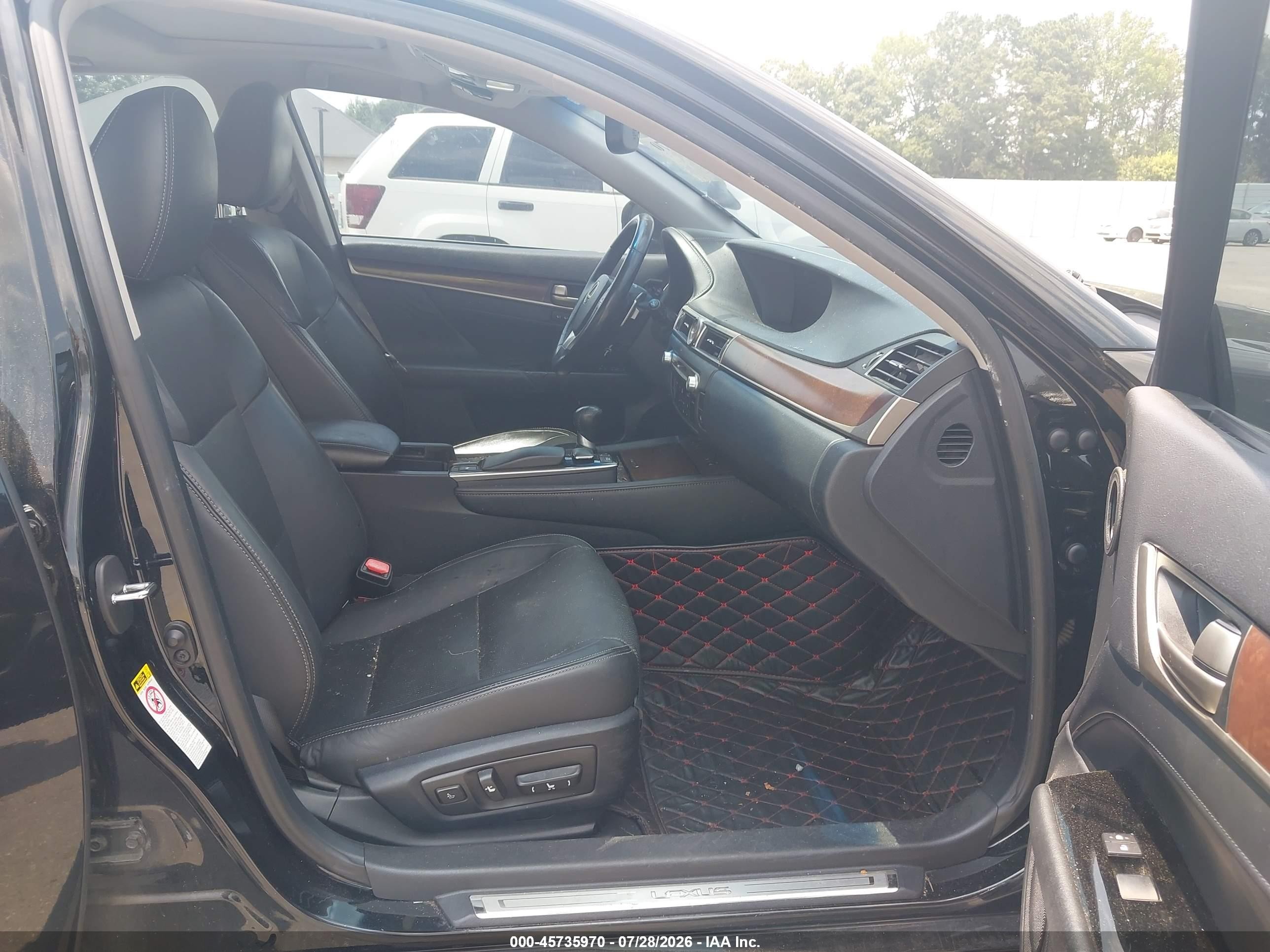 2014 Lexus Gs 350   Black vin: JTHCE1BL3E5025138
