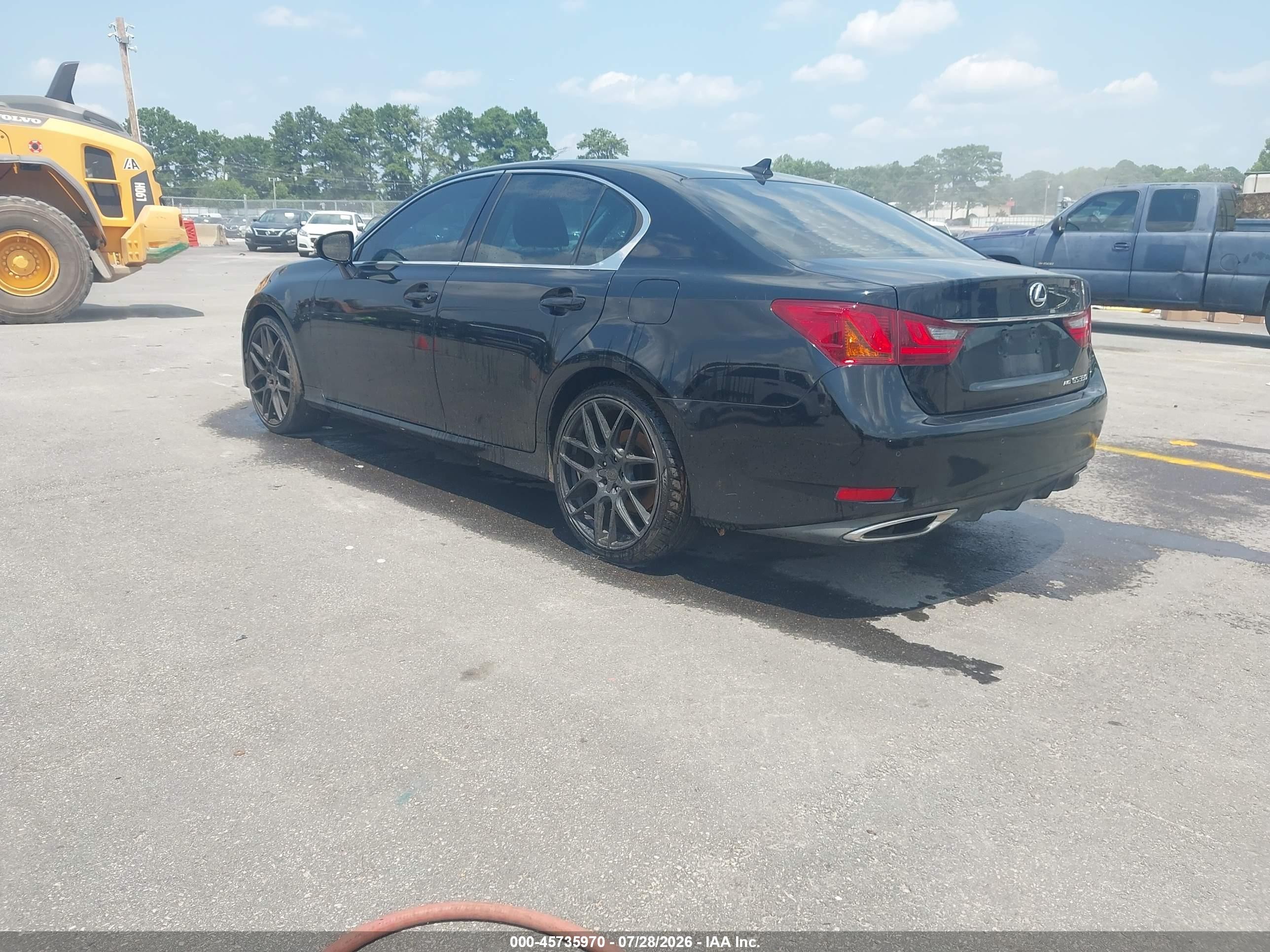 2014 Lexus Gs 350   Black vin: JTHCE1BL3E5025138
