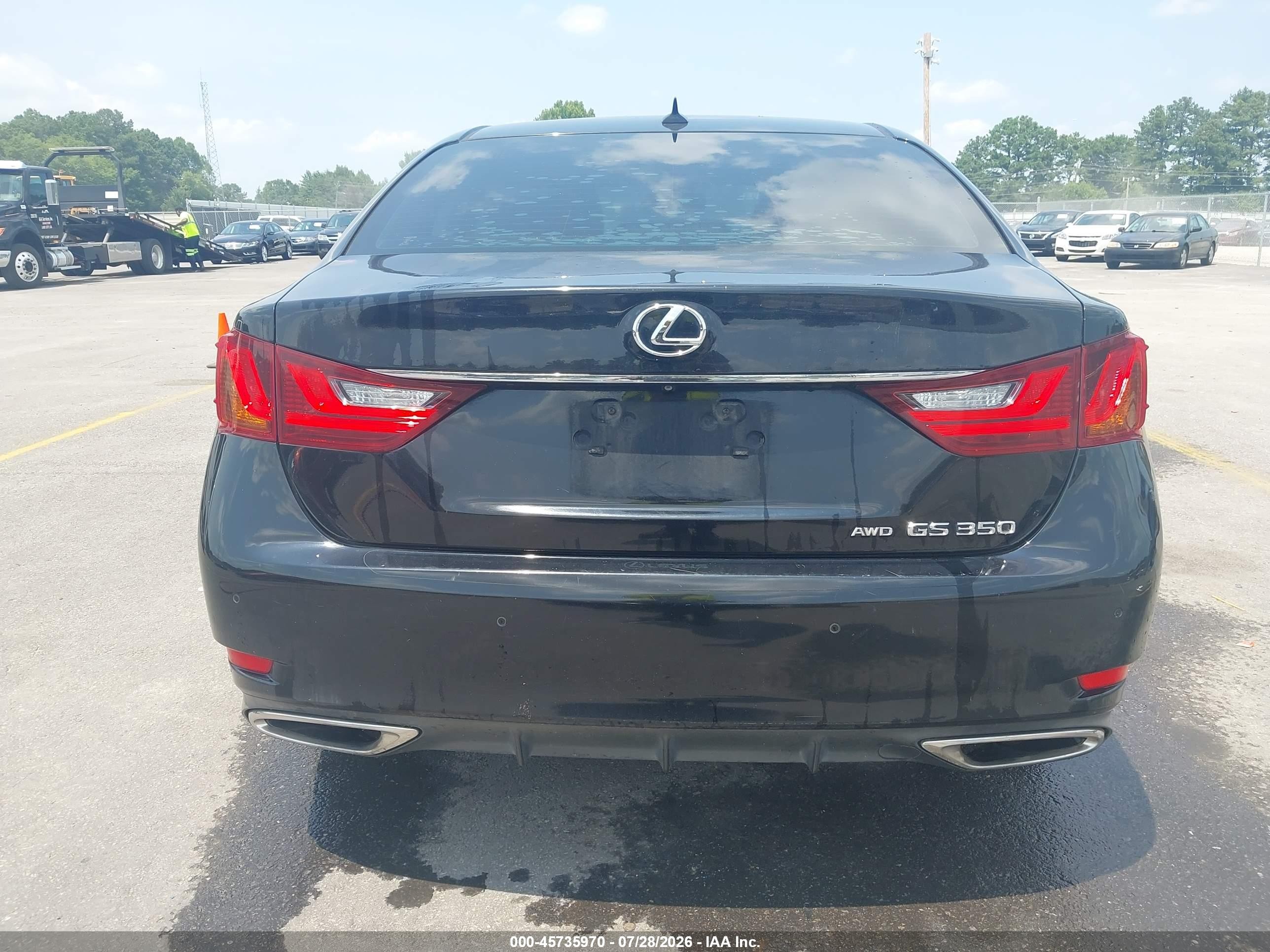 2014 Lexus Gs 350   Black vin: JTHCE1BL3E5025138