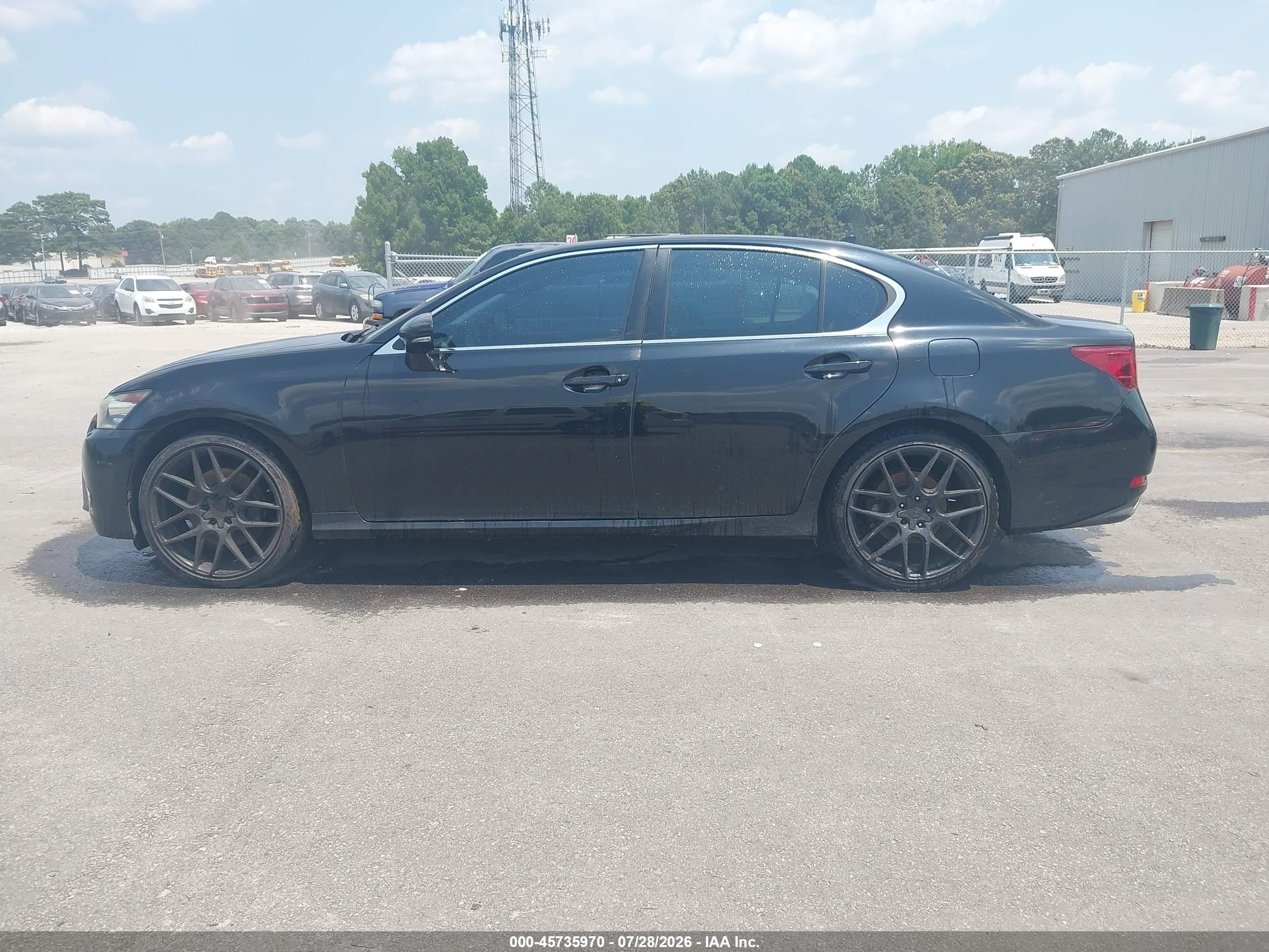 2014 Lexus Gs 350   Black vin: JTHCE1BL3E5025138