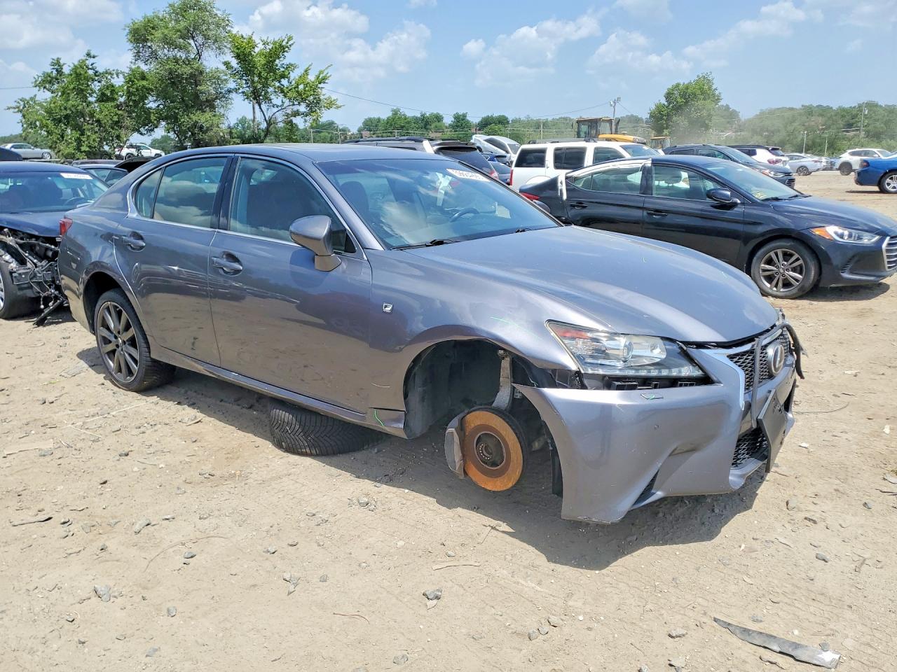 2014 Lexus Gs 350 Gray vin: JTHCE1BL3E5025382
