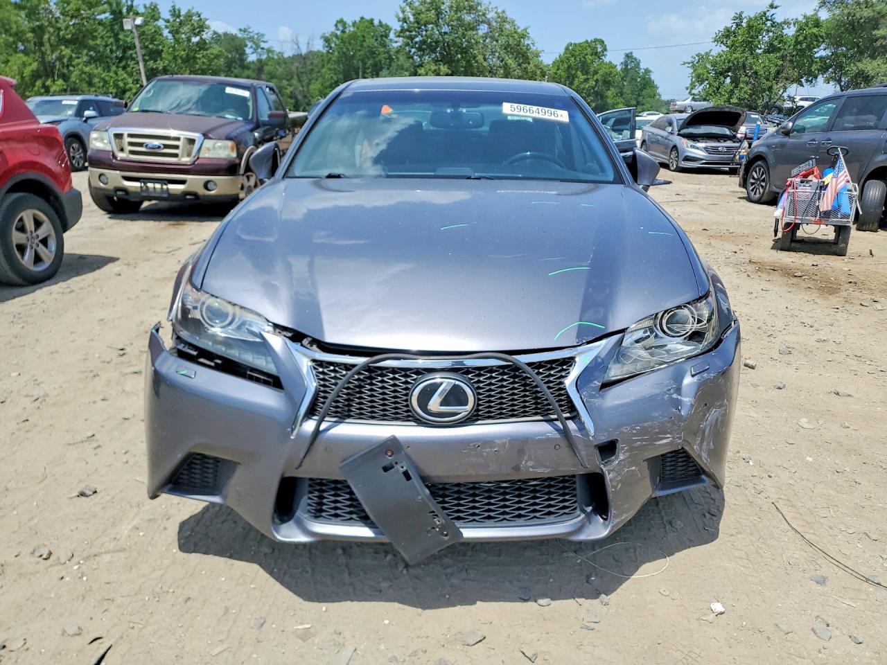 2014 Lexus Gs 350 Gray vin: JTHCE1BL3E5025382