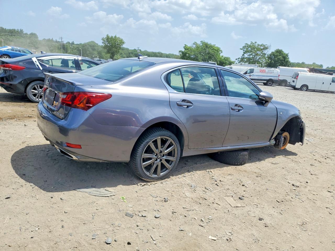 2014 Lexus Gs 350 Gray vin: JTHCE1BL3E5025382