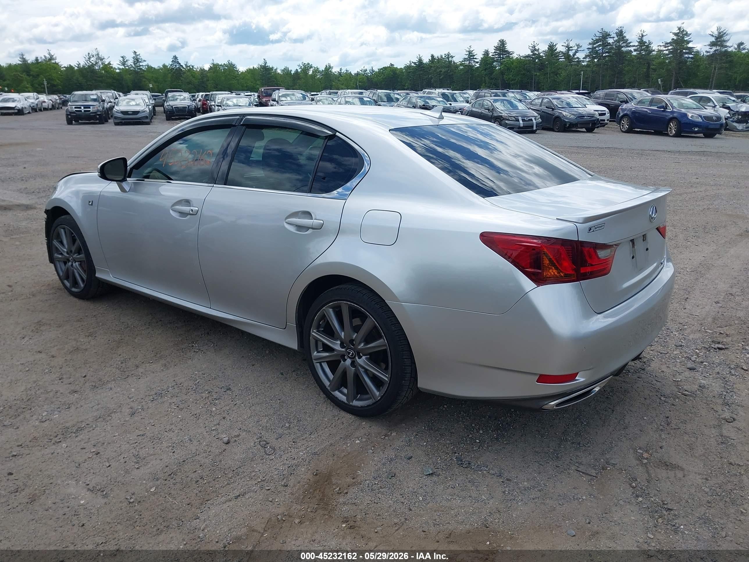 2014 Lexus Gs 350 Silver vin: JTHCE1BL3E5026130