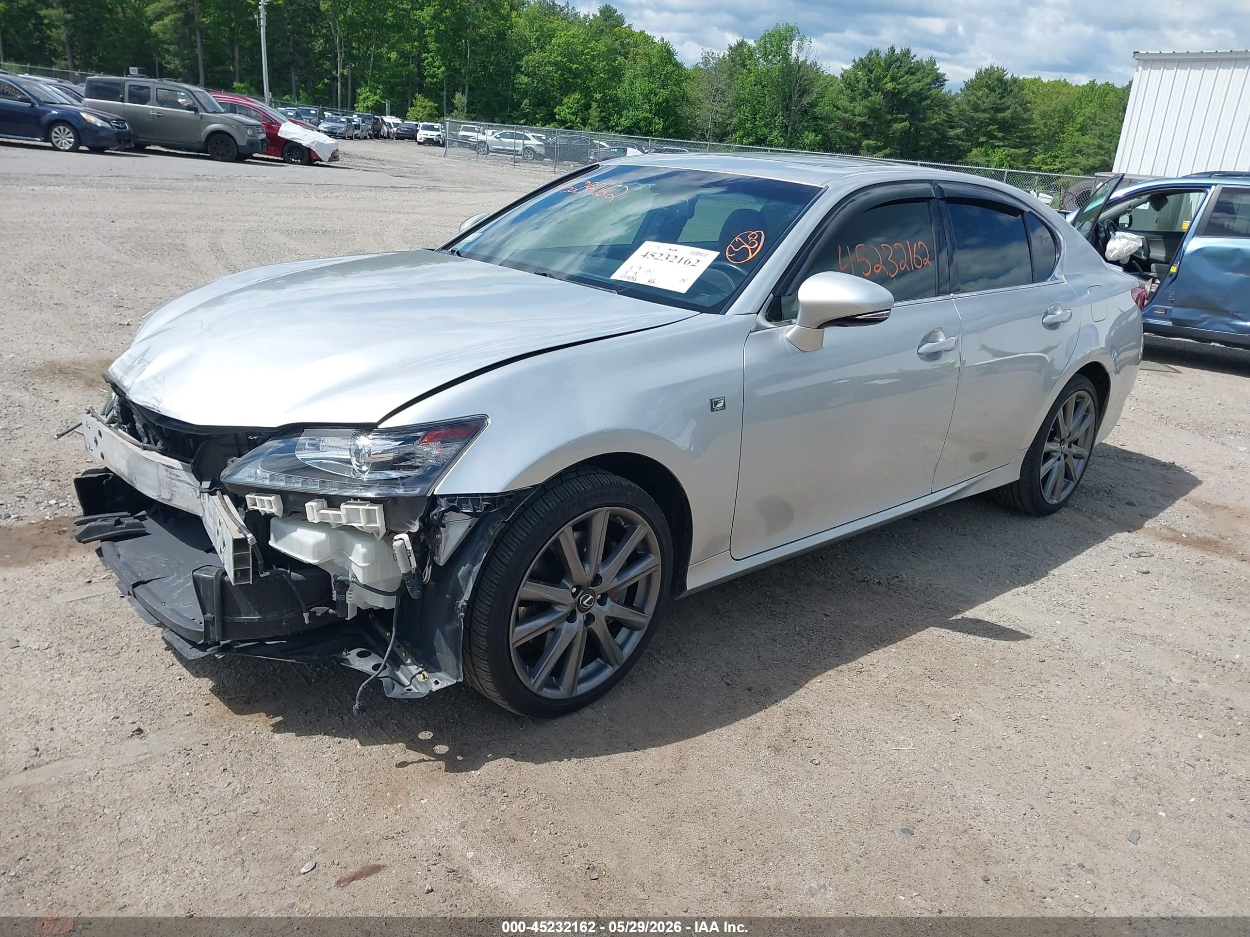 2014 Lexus Gs 350 Silver vin: JTHCE1BL3E5026130