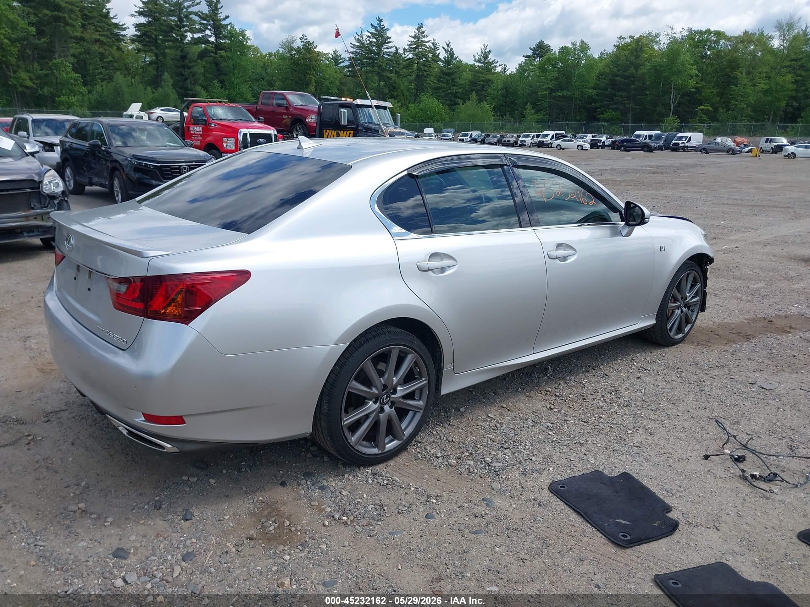 2014 Lexus Gs 350 Silver vin: JTHCE1BL3E5026130