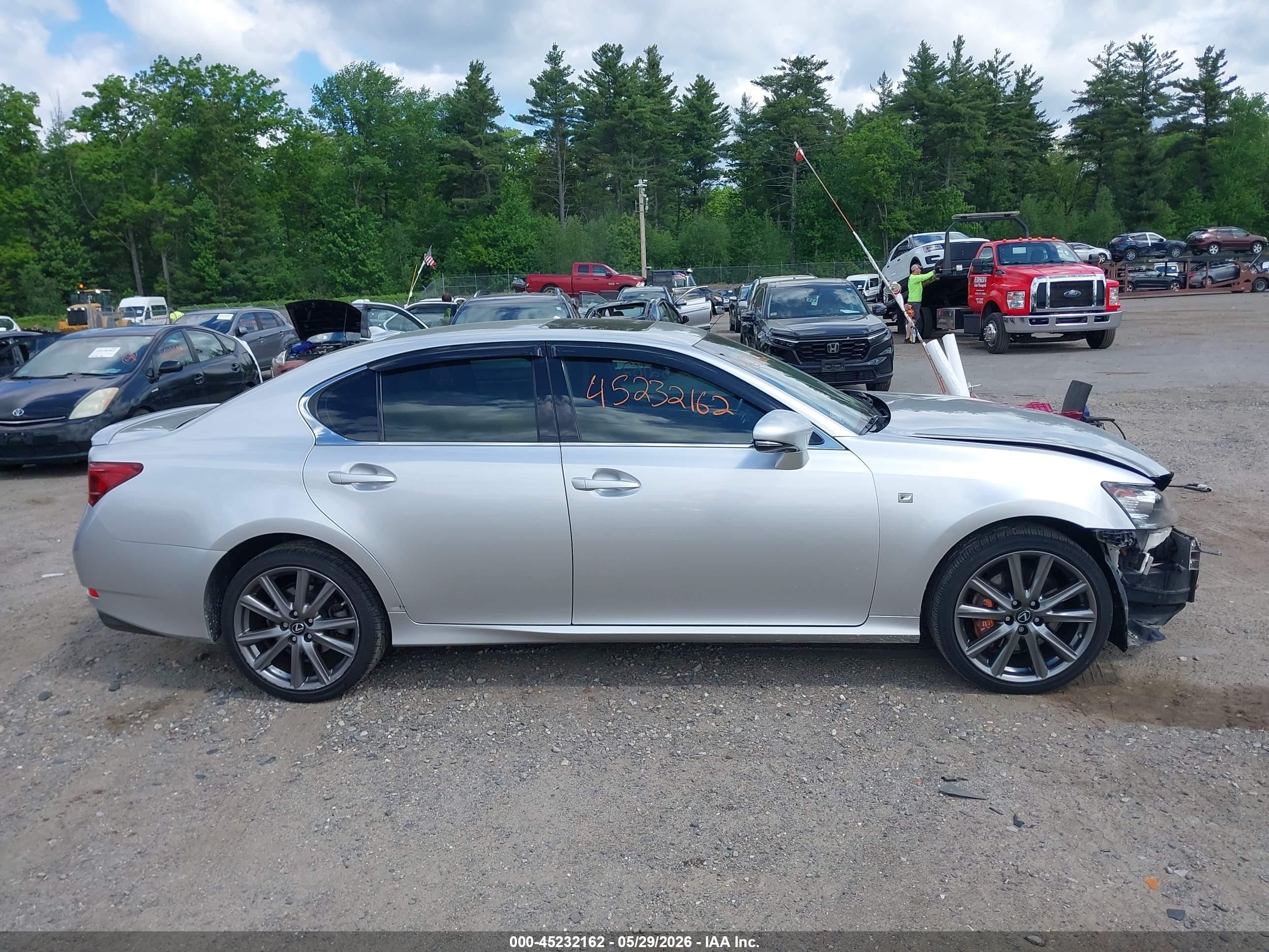 2014 Lexus Gs 350 Silver vin: JTHCE1BL3E5026130