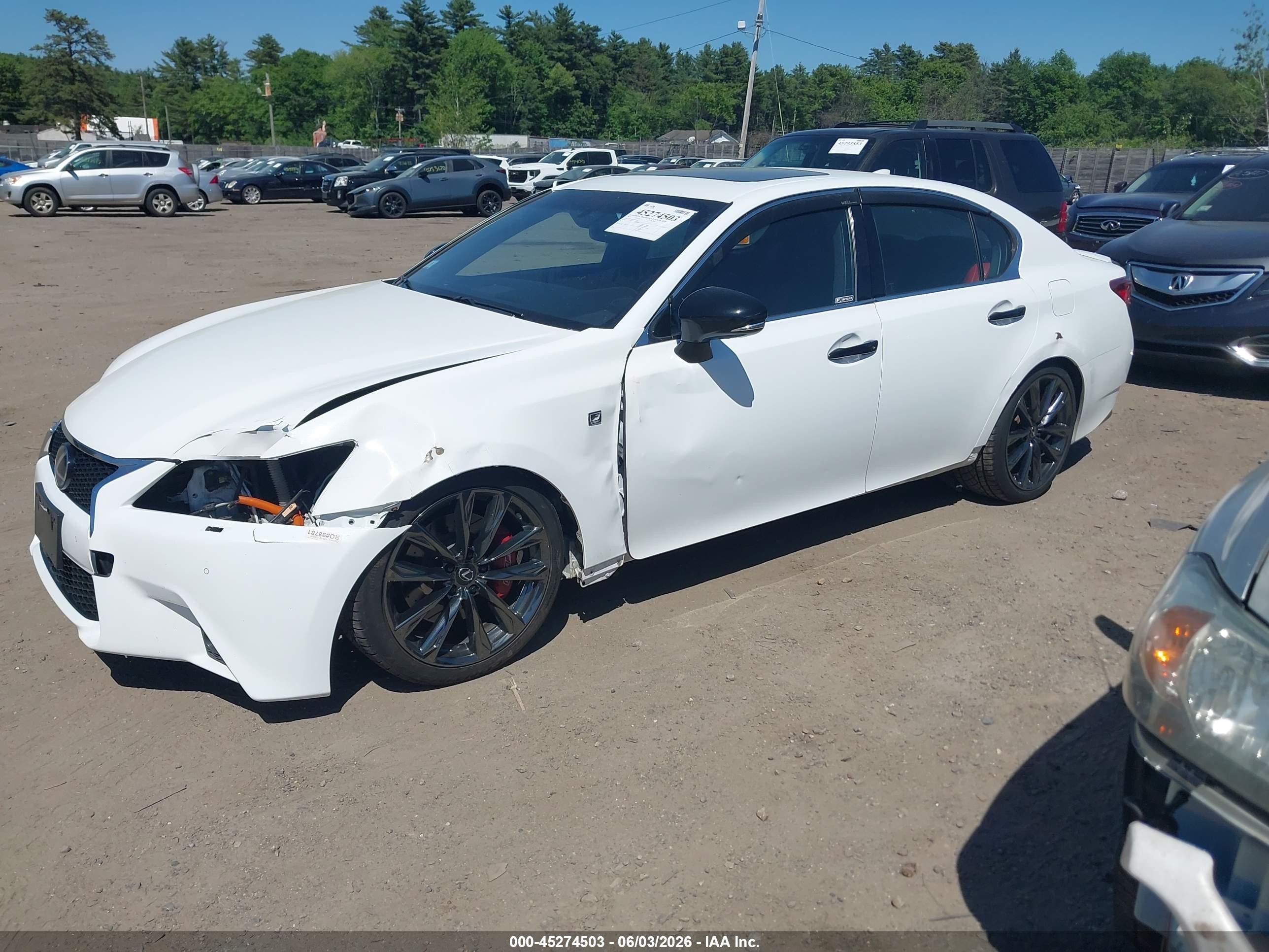2015 Lexus Gs 350 Crafted Line White vin: JTHCE1BL3FA001530