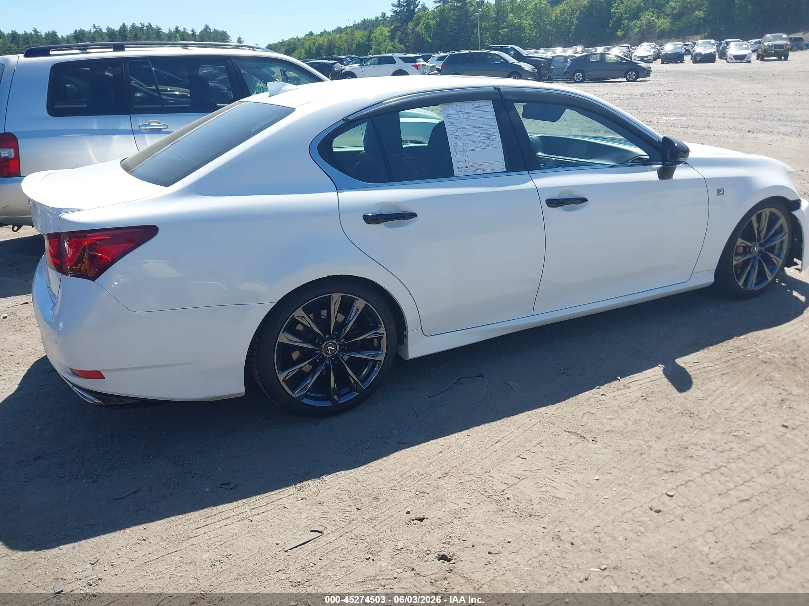2015 Lexus Gs 350 Crafted Line White vin: JTHCE1BL3FA001530