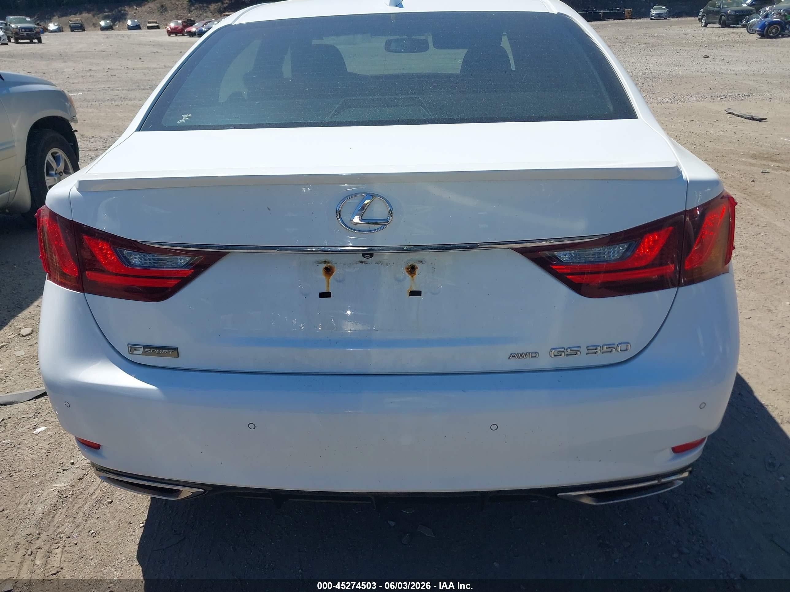 2015 Lexus Gs 350 Crafted Line White vin: JTHCE1BL3FA001530