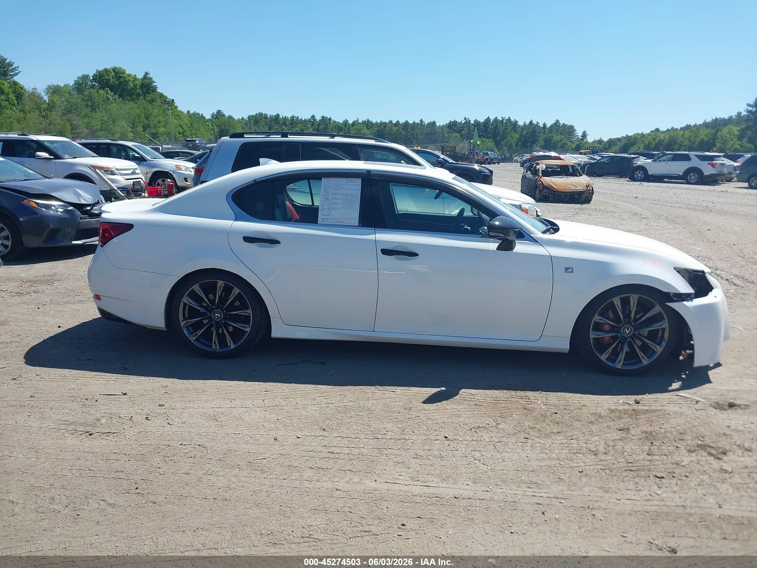 2015 Lexus Gs 350 Crafted Line White vin: JTHCE1BL3FA001530