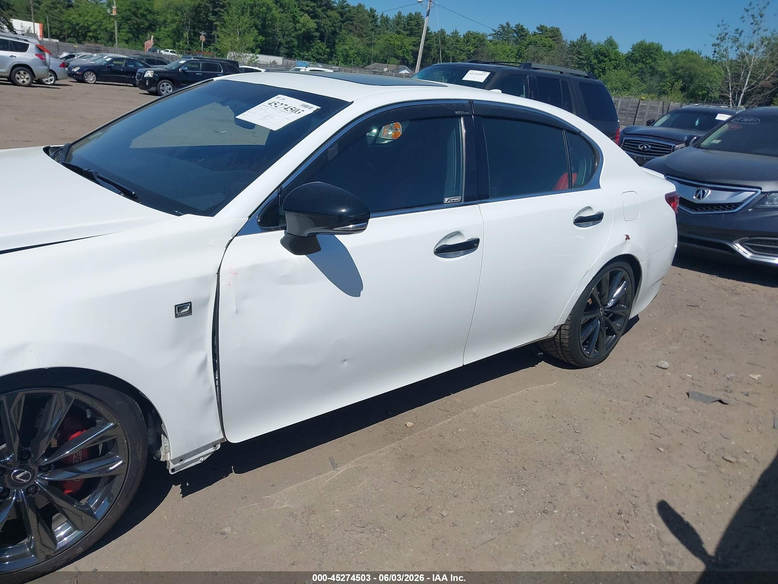 2015 Lexus Gs 350 Crafted Line White vin: JTHCE1BL3FA001530