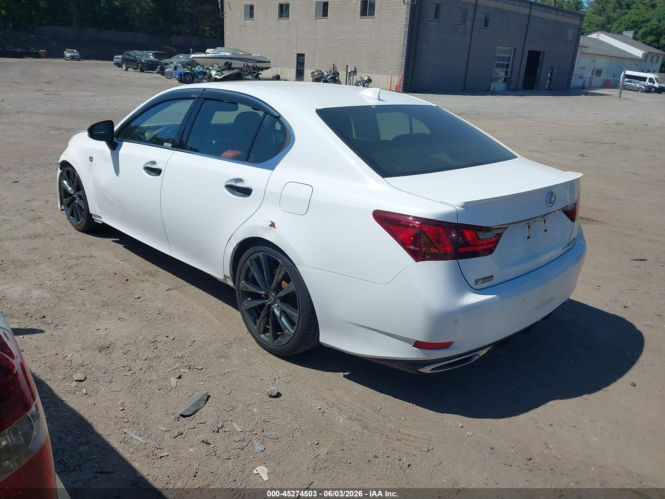 2015 Lexus Gs 350 Crafted Line White vin: JTHCE1BL3FA001530