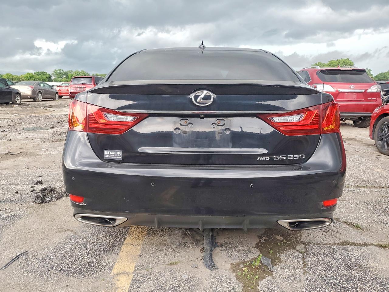 2015 Lexus Gs 350 Black vin: JTHCE1BL3FA007280