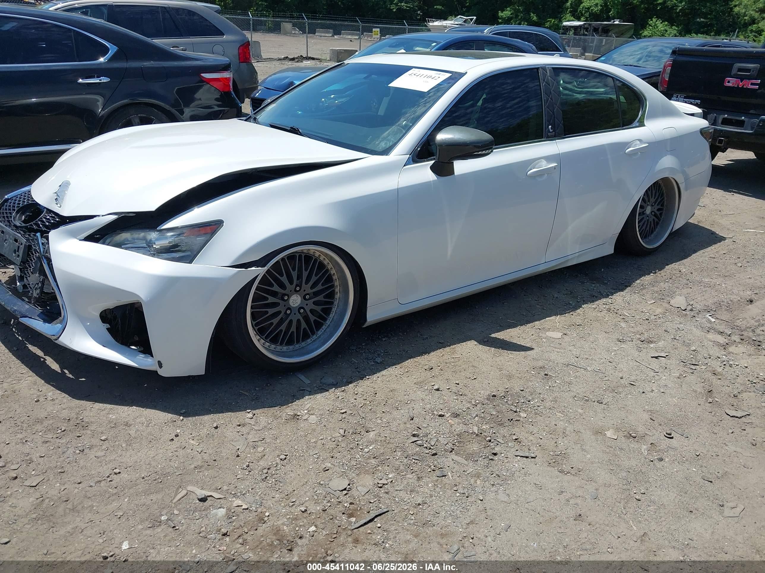 2013 Lexus Gs 350   White vin: JTHCE1BL4D5018195