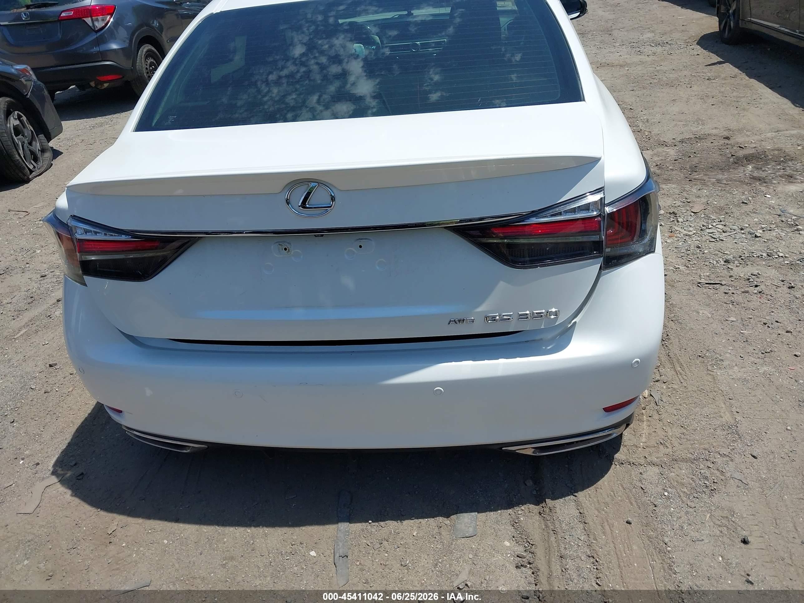 2013 Lexus Gs 350   White vin: JTHCE1BL4D5018195