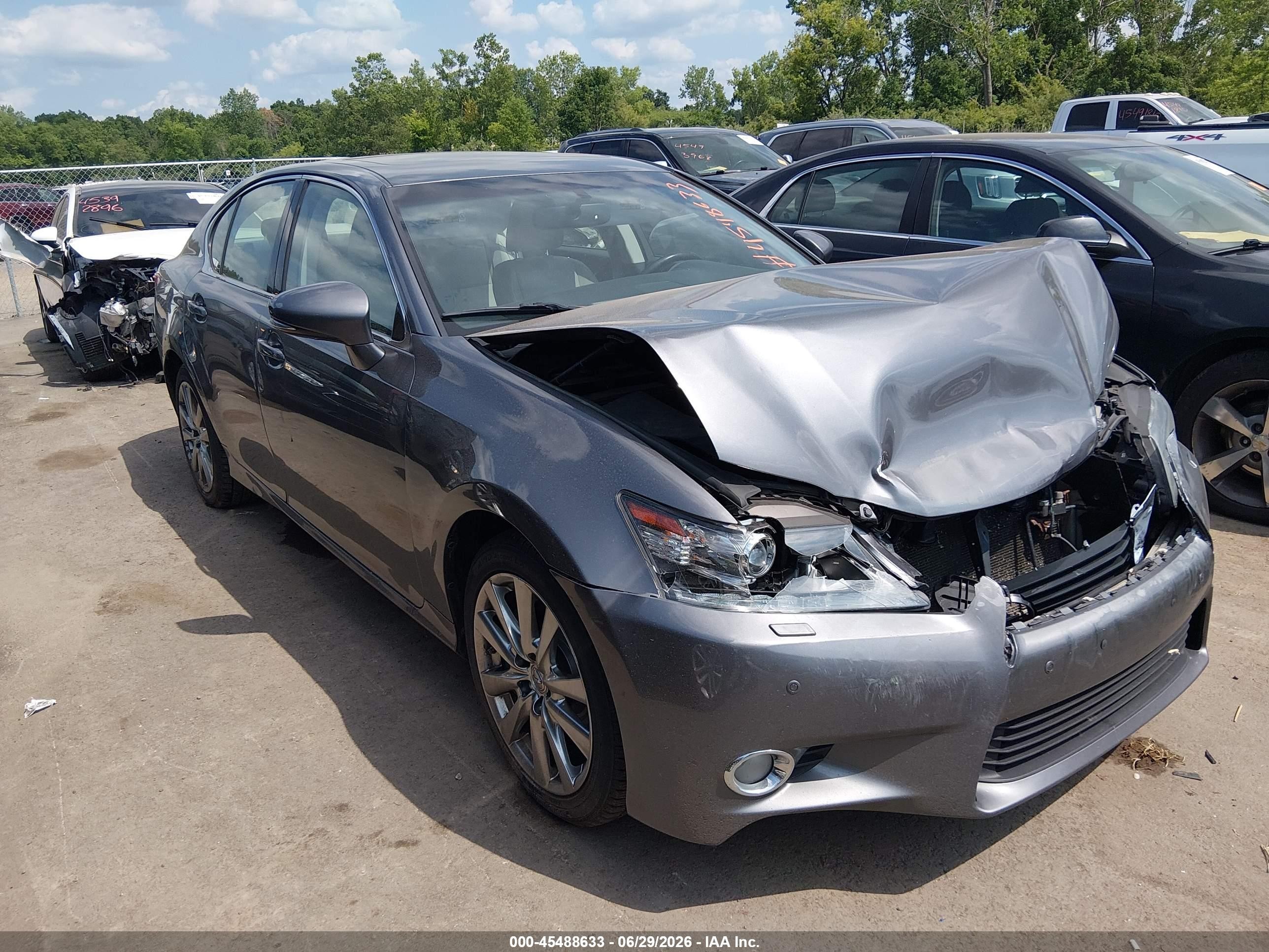 2013 Lexus Gs 350   Gray vin: JTHCE1BL4D5018794