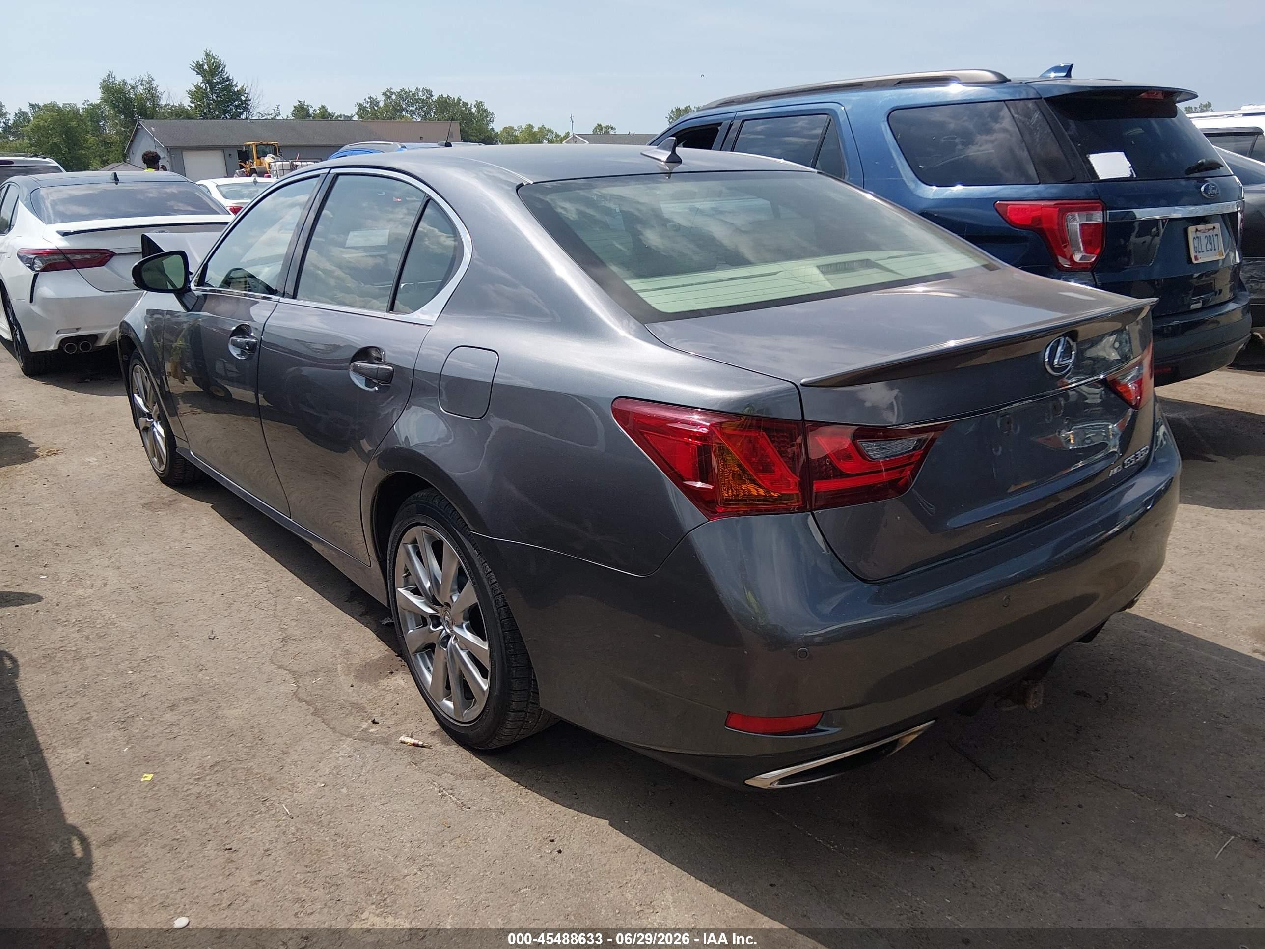 2013 Lexus Gs 350   Gray vin: JTHCE1BL4D5018794