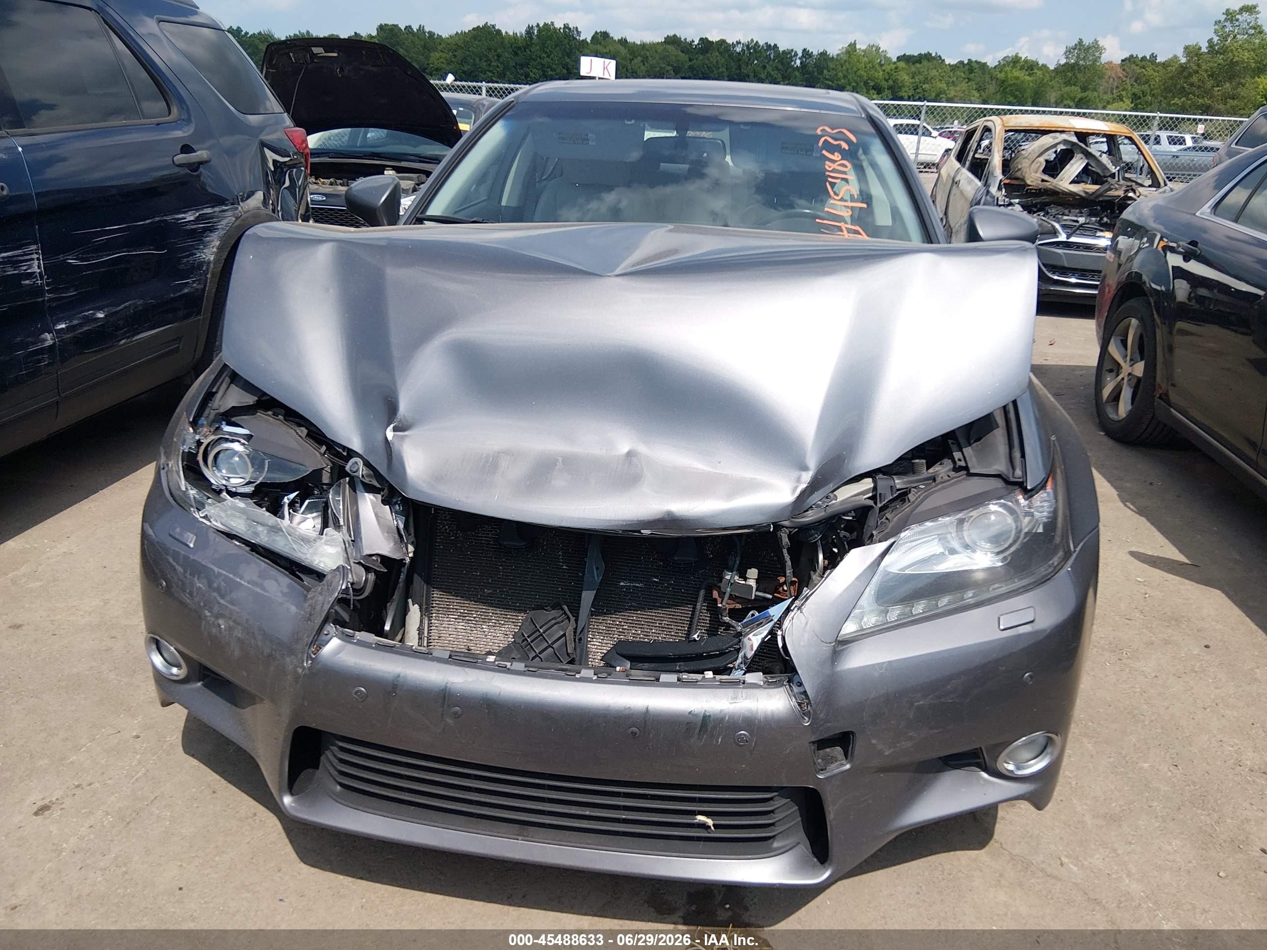 2013 Lexus Gs 350   Gray vin: JTHCE1BL4D5018794