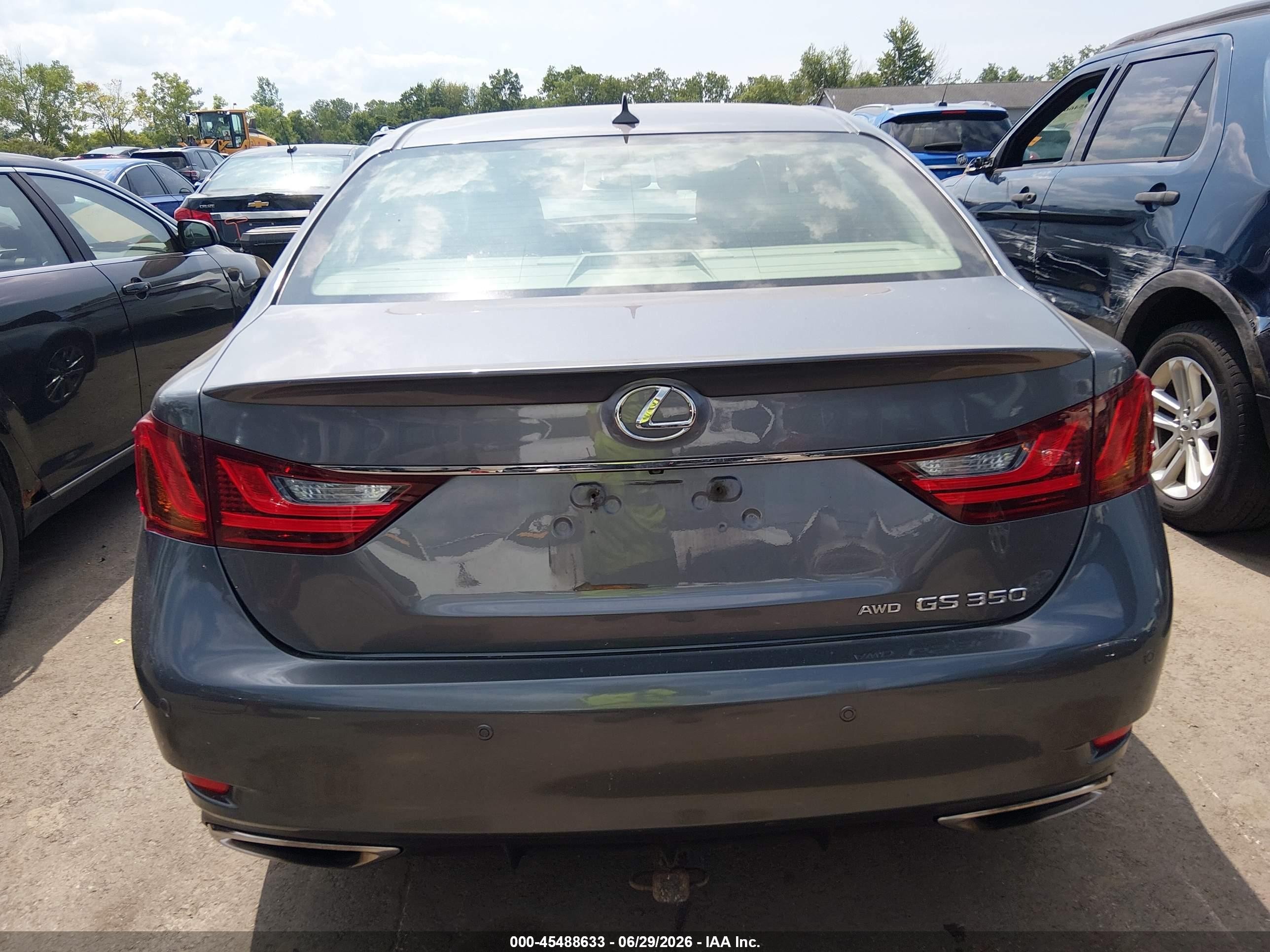 2013 Lexus Gs 350   Gray vin: JTHCE1BL4D5018794