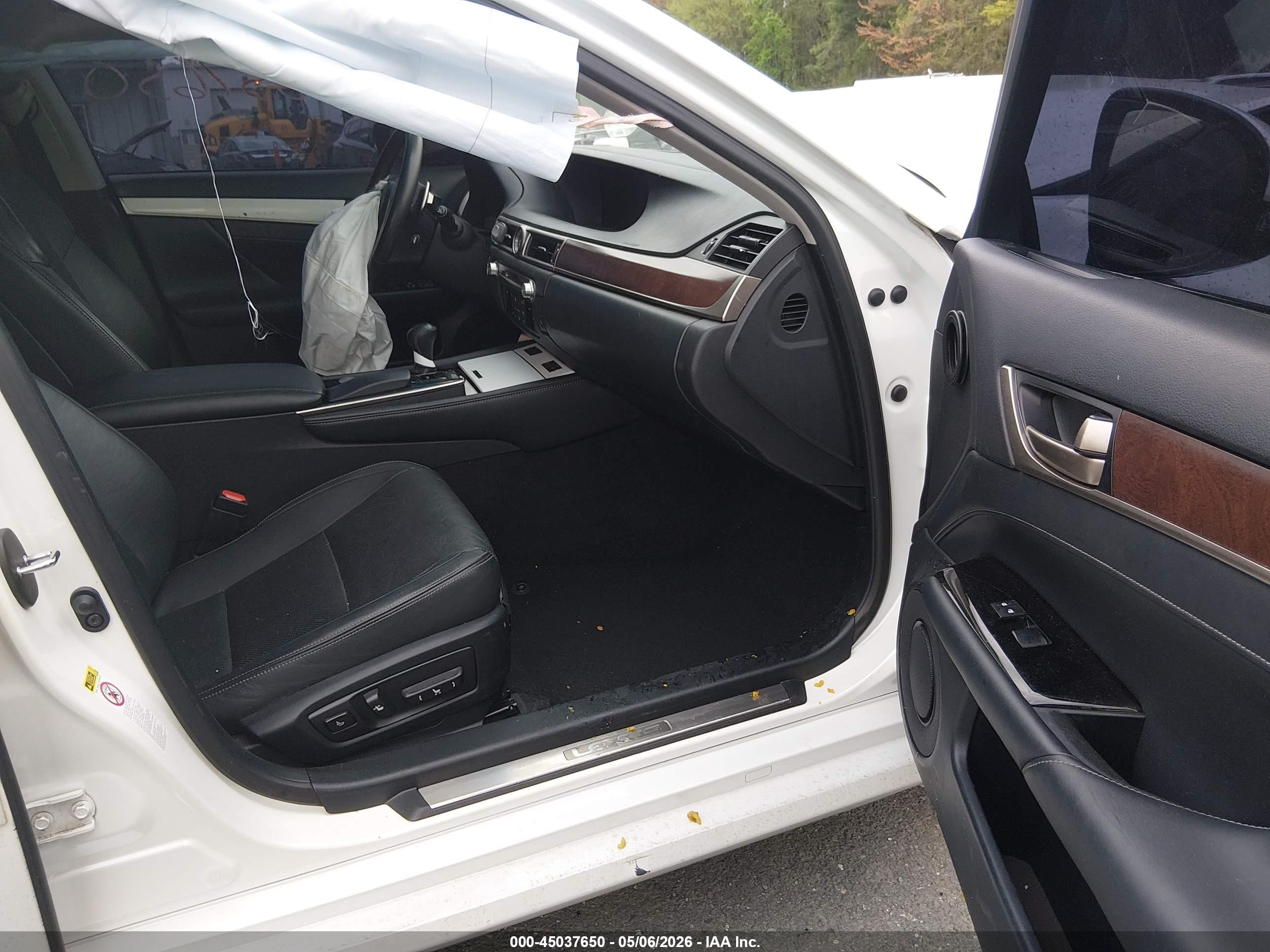2014 Lexus Gs 350 White vin: JTHCE1BL4E5020434