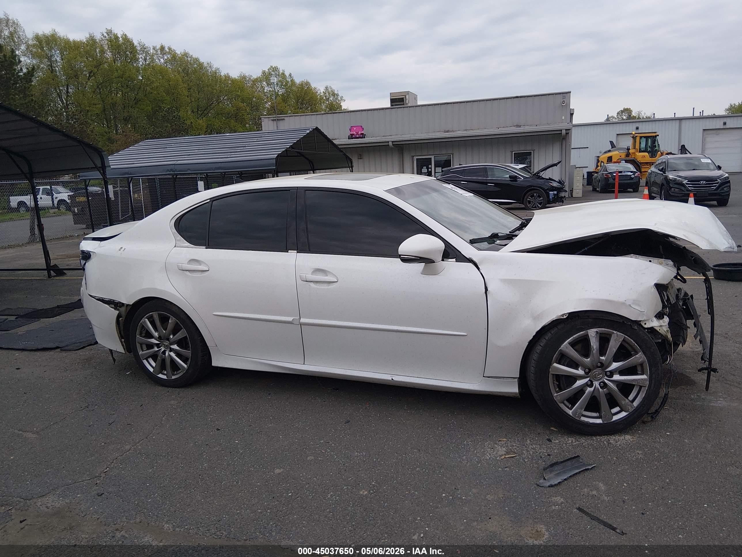 2014 Lexus Gs 350 White vin: JTHCE1BL4E5020434