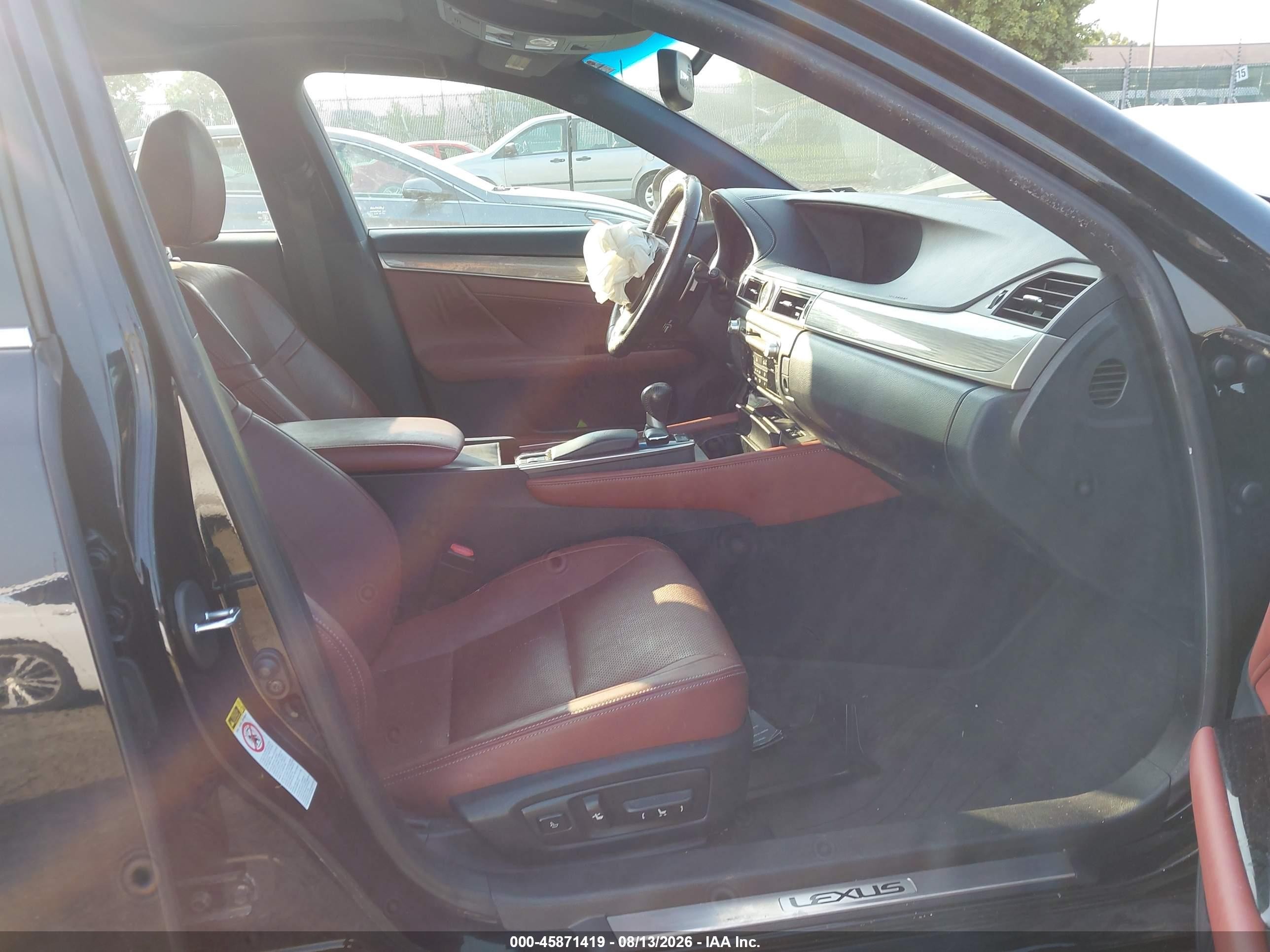 2014 Lexus Gs 350   Black vin: JTHCE1BL4E5020644