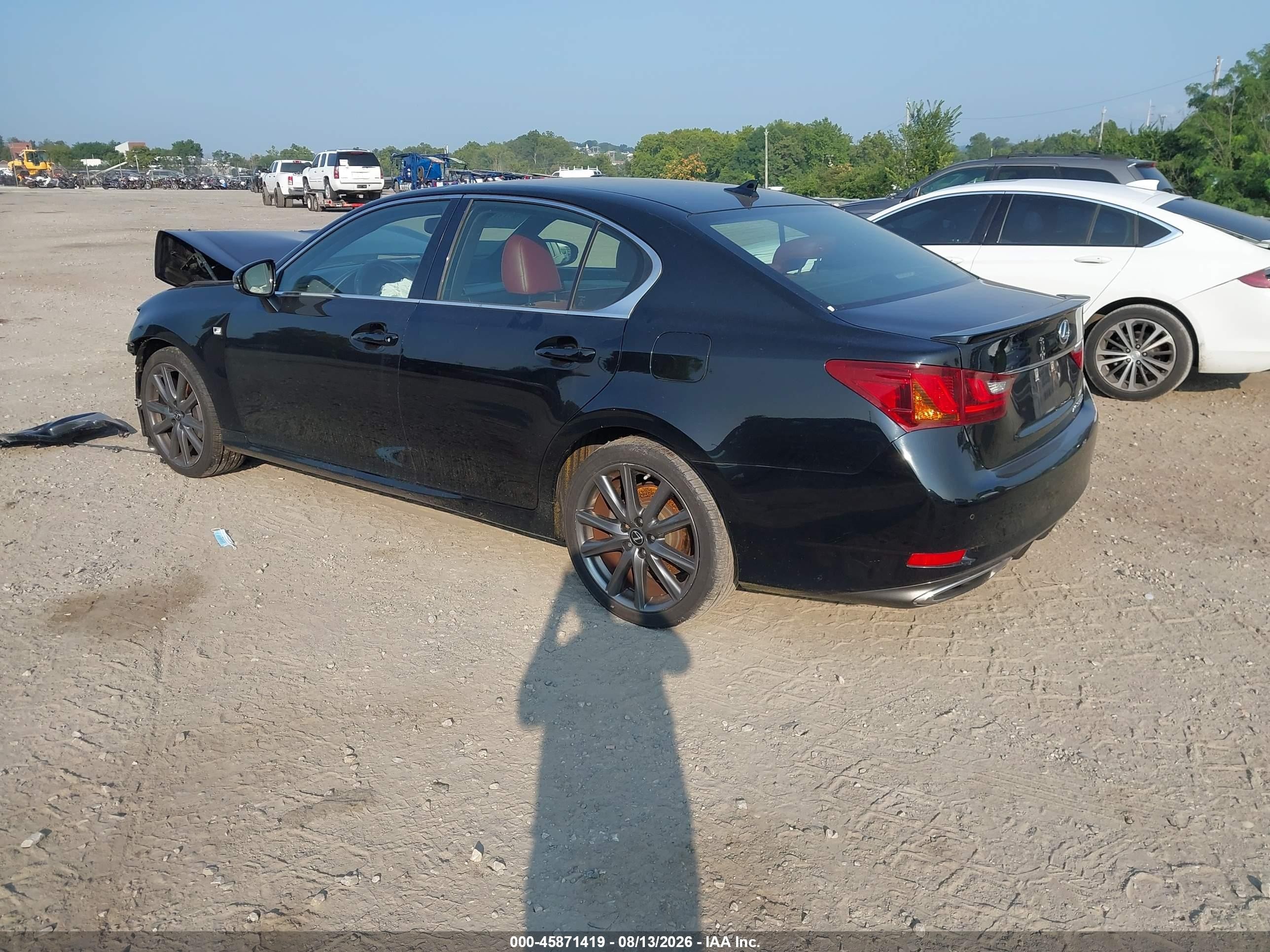 2014 Lexus Gs 350   Black vin: JTHCE1BL4E5020644