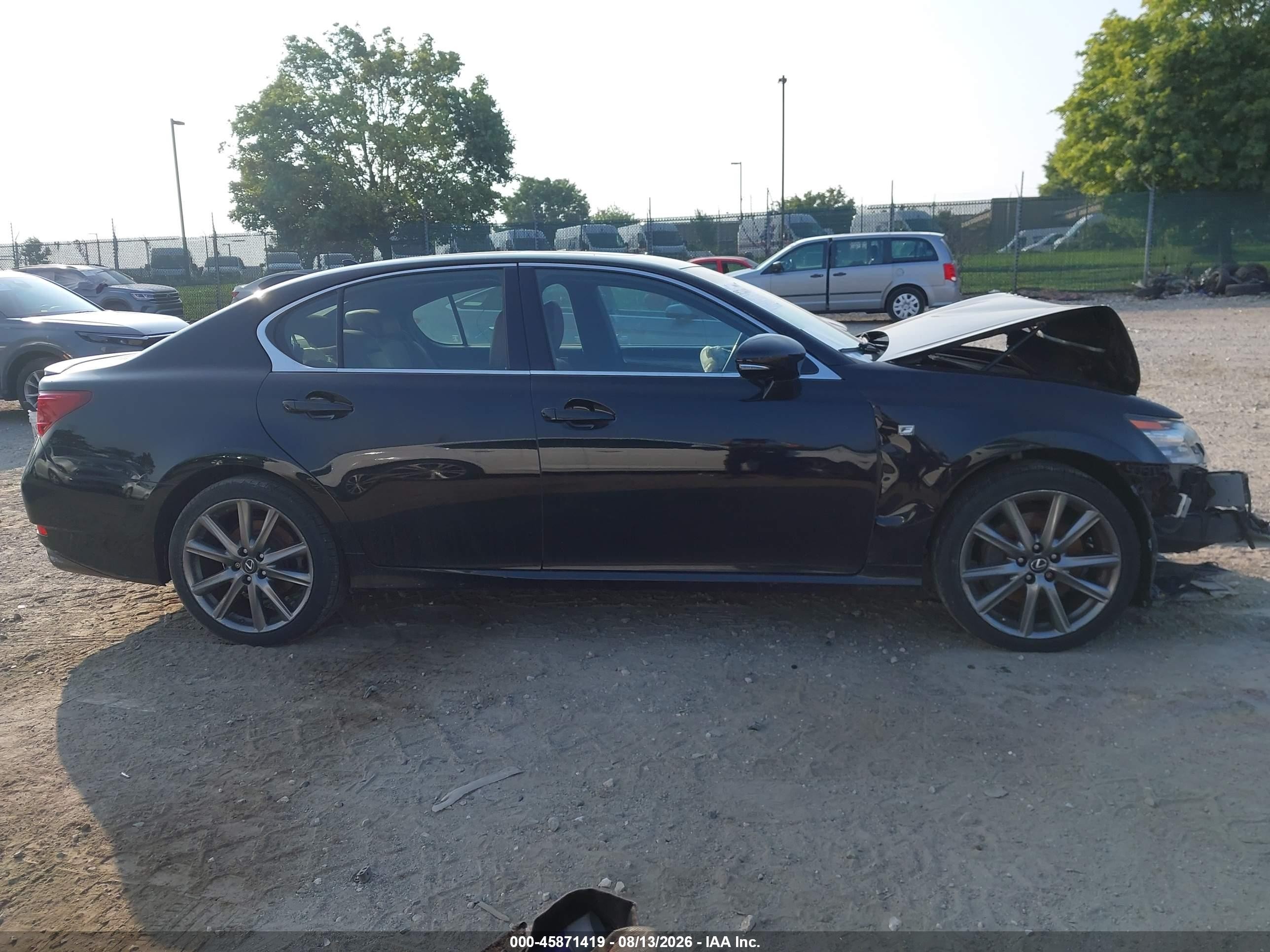 2014 Lexus Gs 350   Black vin: JTHCE1BL4E5020644