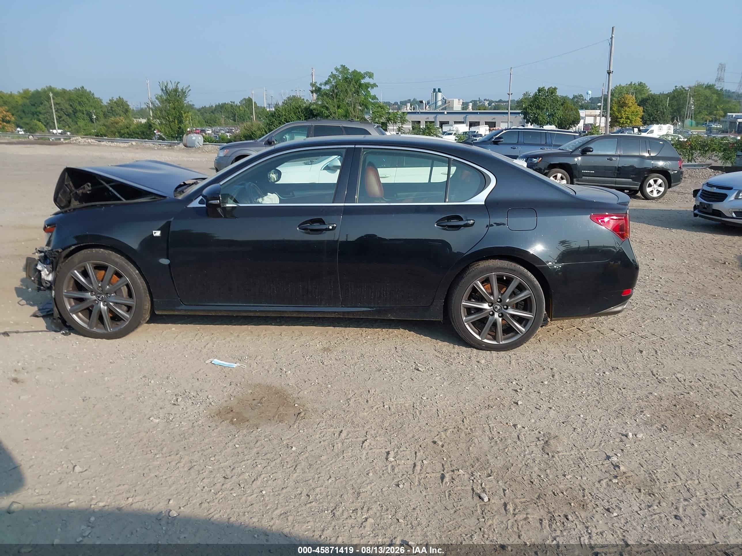 2014 Lexus Gs 350   Black vin: JTHCE1BL4E5020644