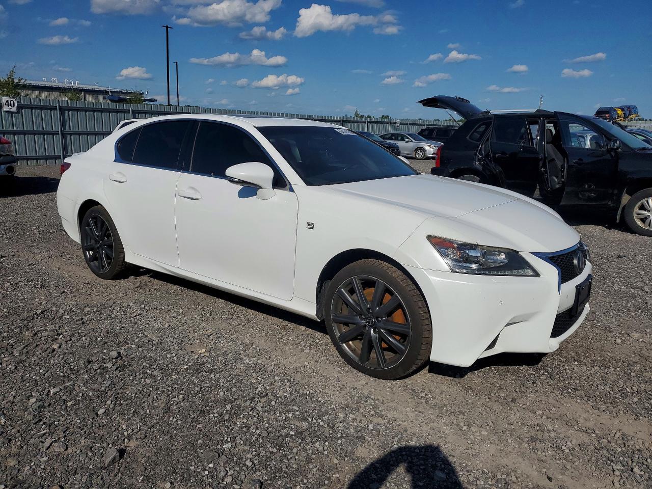 2015 Lexus Gs 350 White vin: JTHCE1BL4FA002704