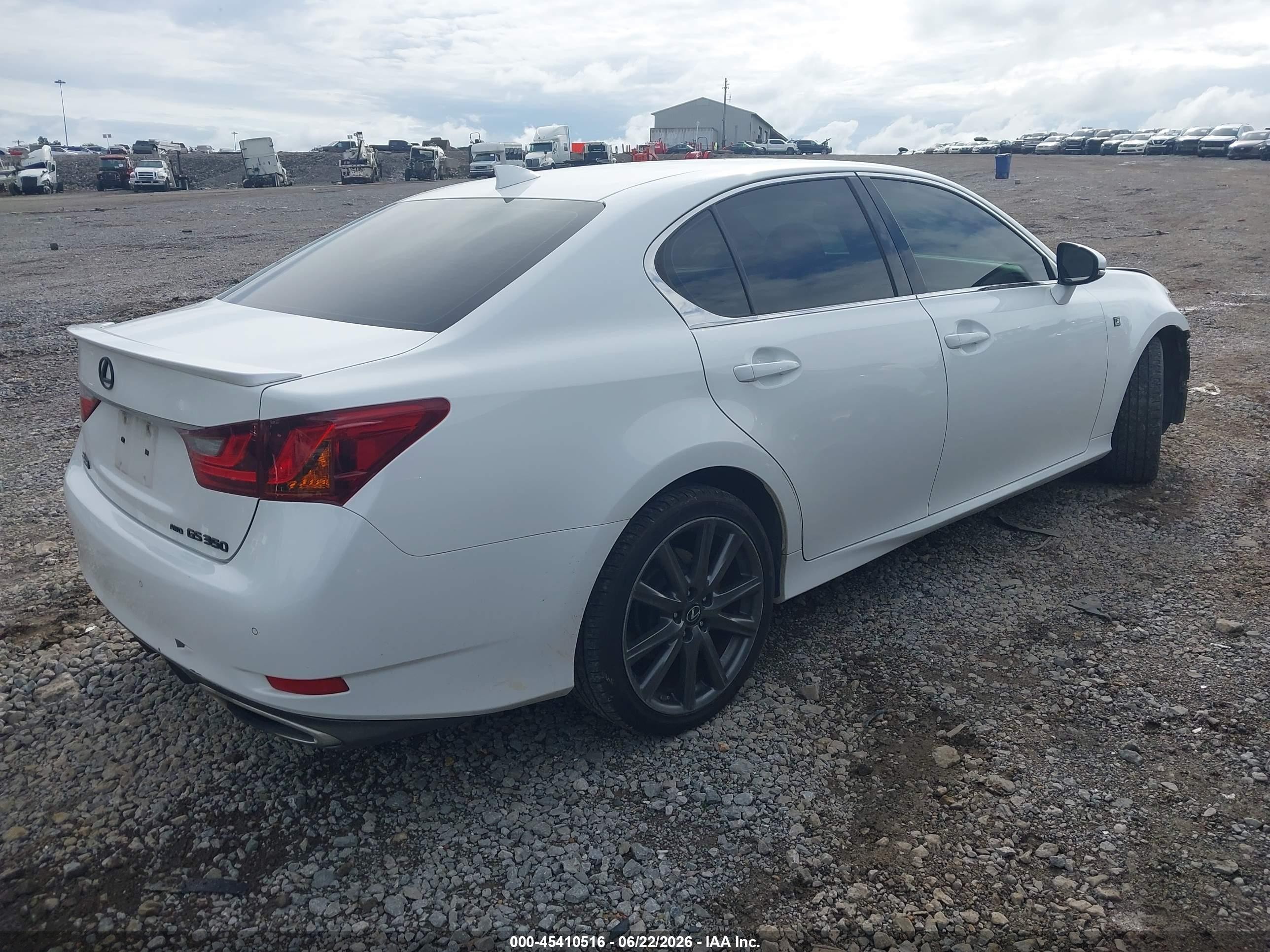 2015 Lexus Gs 350   White vin: JTHCE1BL4FA009376
