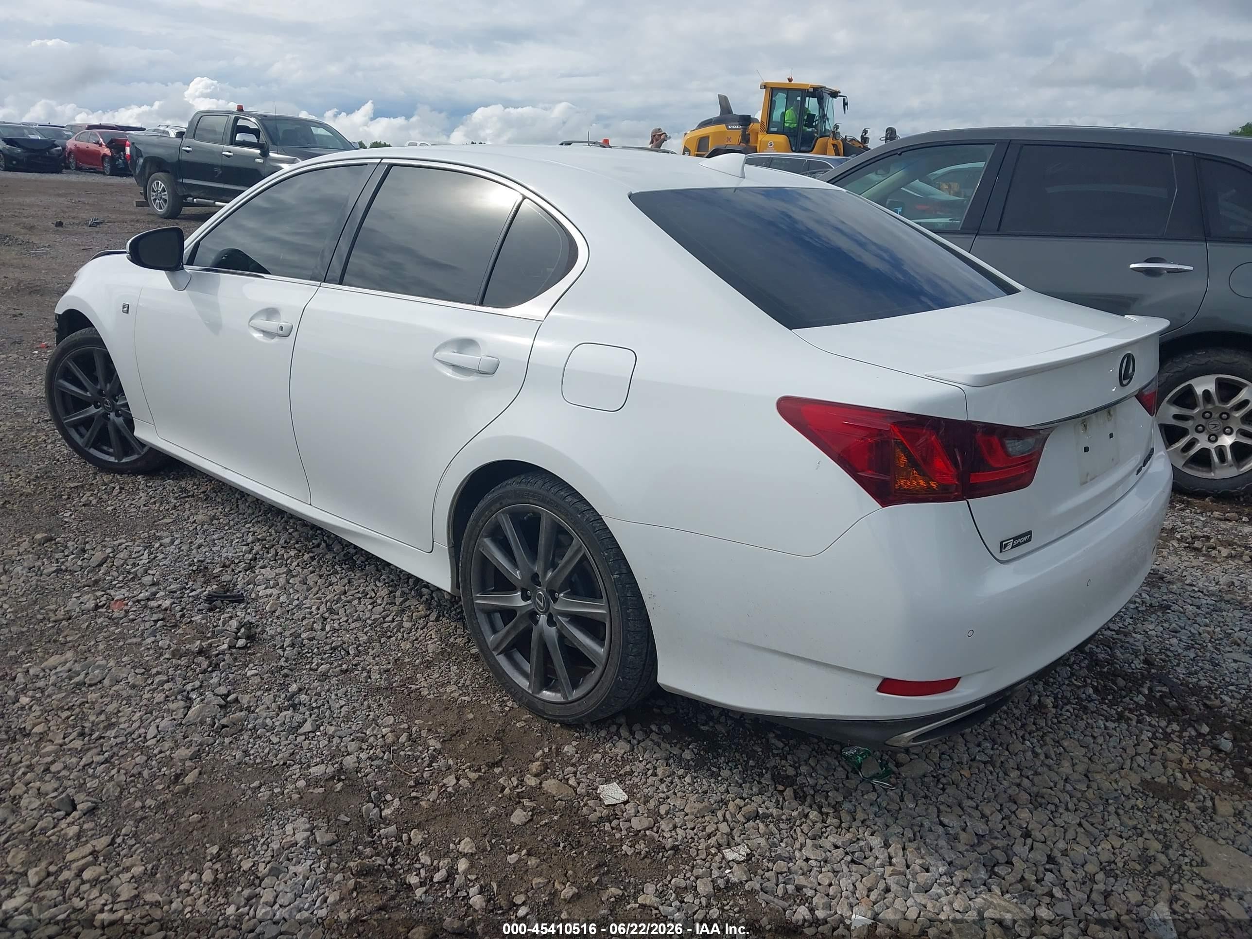 2015 Lexus Gs 350   White vin: JTHCE1BL4FA009376