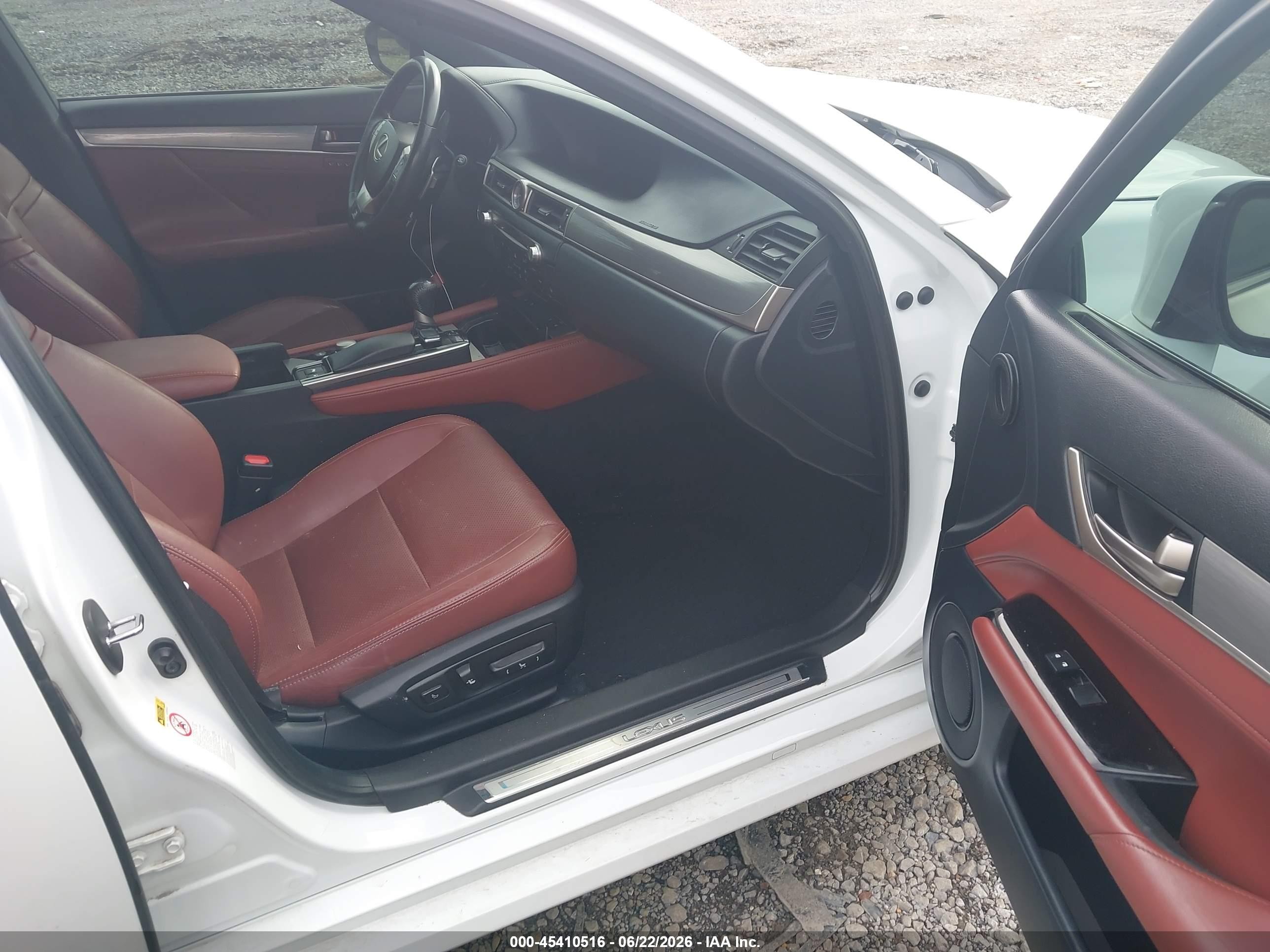 2015 Lexus Gs 350   White vin: JTHCE1BL4FA009376