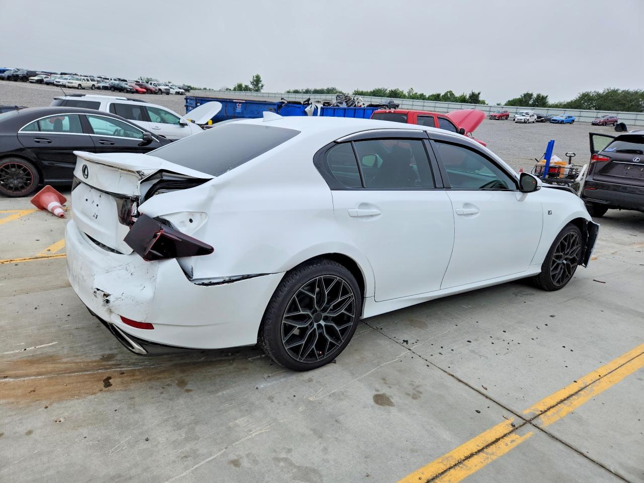 2015 Lexus Gs 350 White vin: JTHCE1BL4FA009944