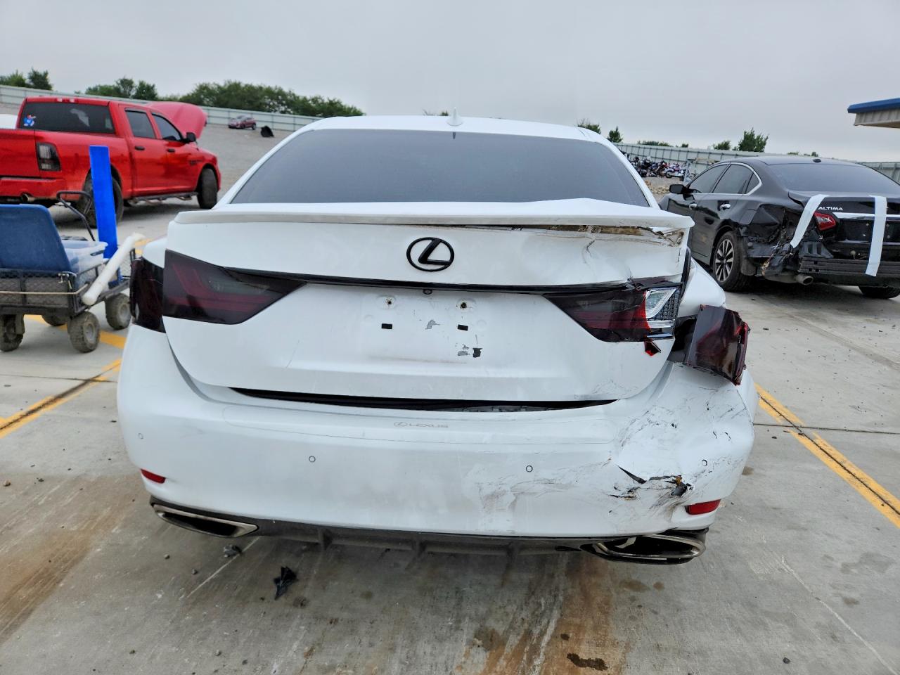 2015 Lexus Gs 350 White vin: JTHCE1BL4FA009944