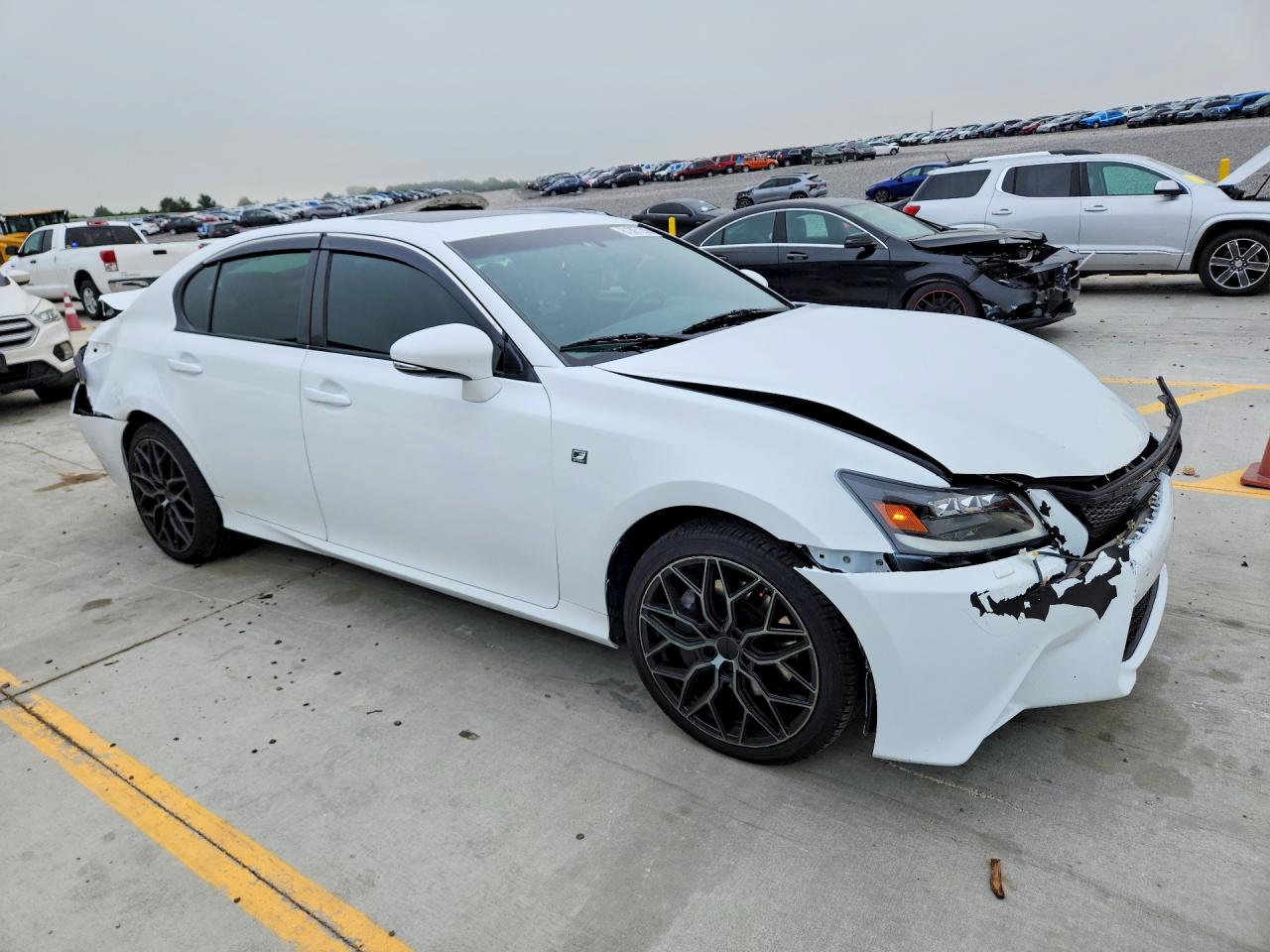 2015 Lexus Gs 350 White vin: JTHCE1BL4FA009944