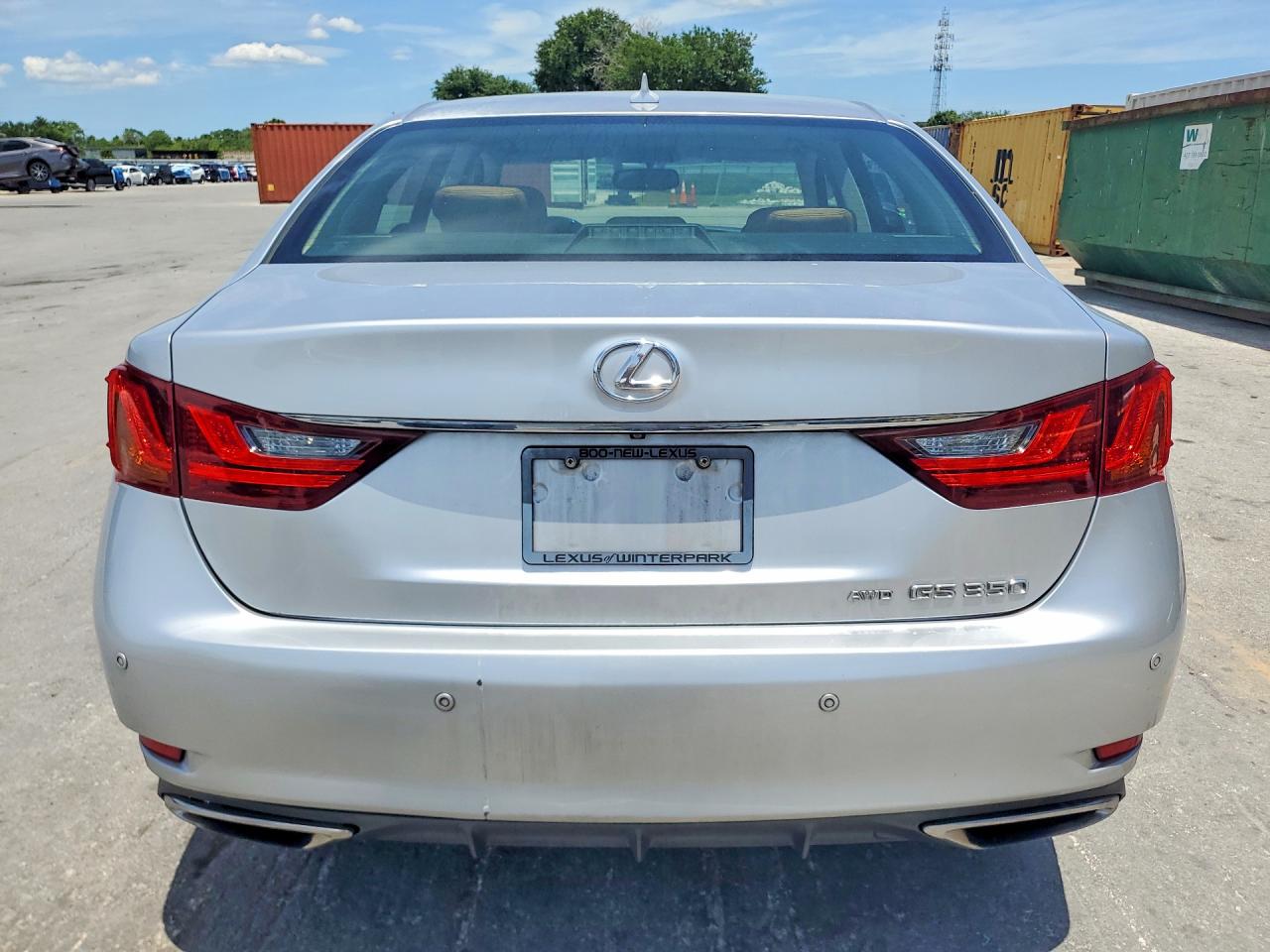 2013 Lexus Gs 350 Silver vin: JTHCE1BL5D5001437