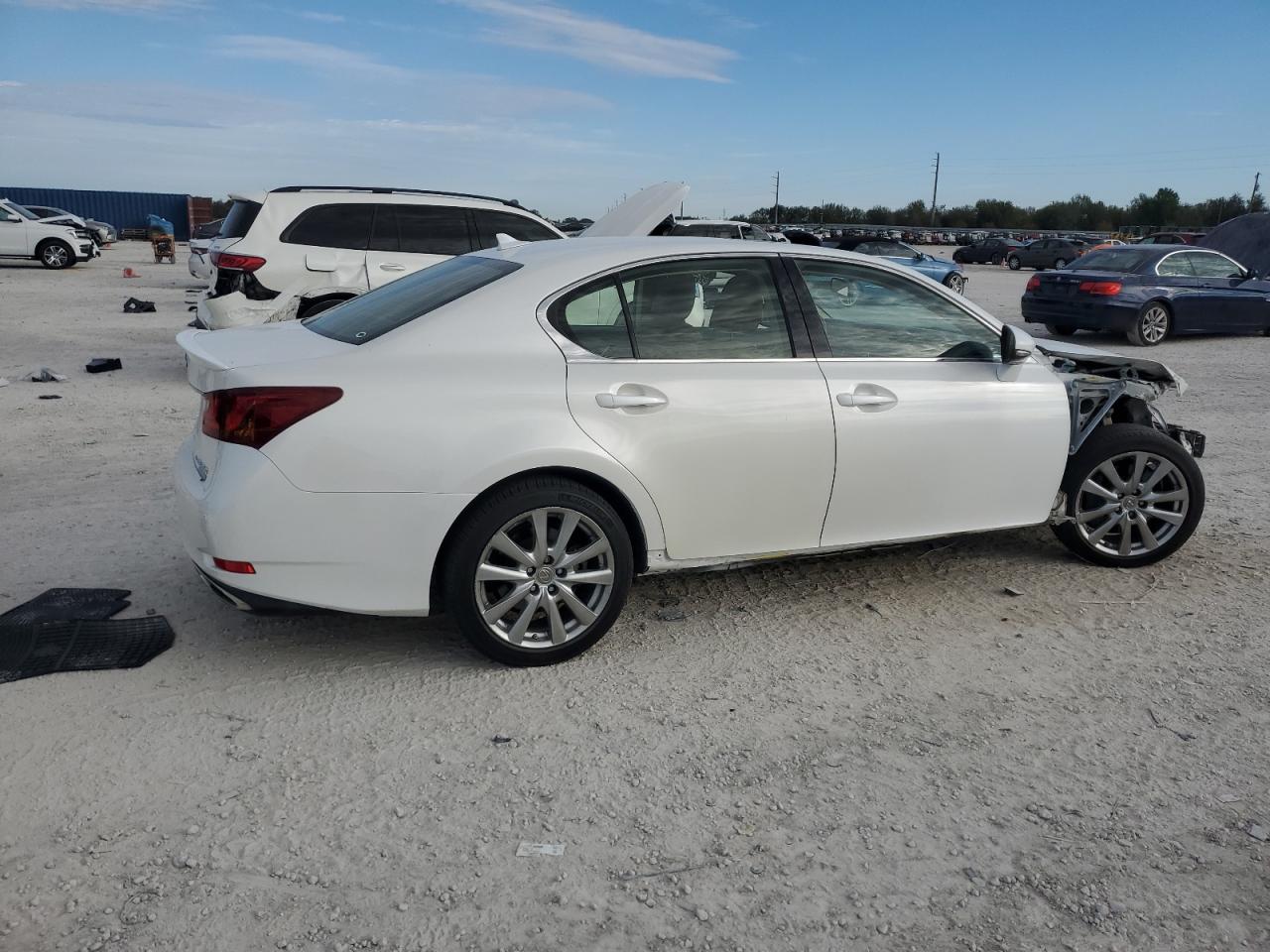 2013 Lexus Gs 350 White vin: JTHCE1BL5D5017928